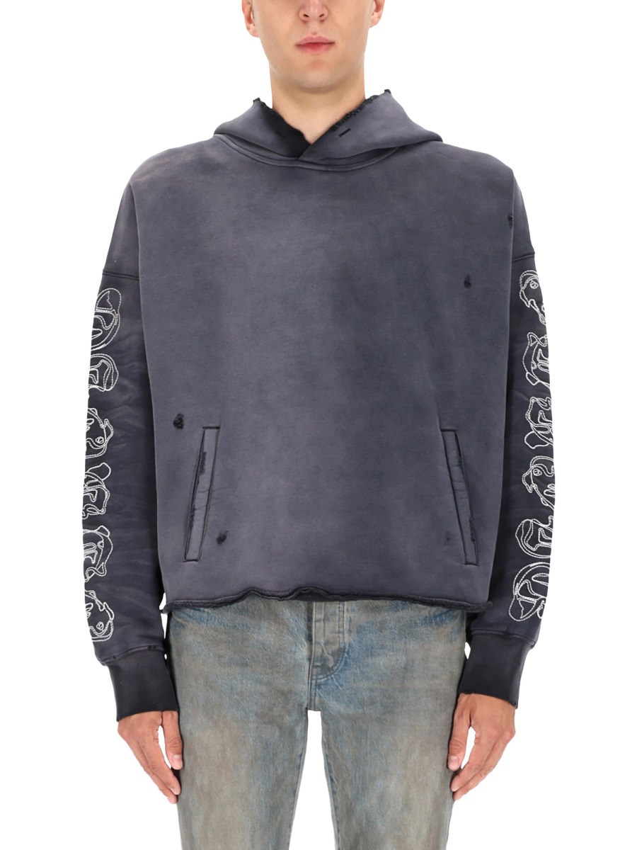 HOODIE M4104HFBG425BLACK (PURPLE / スウェット・フーディー ) | PURPLE (パープル)