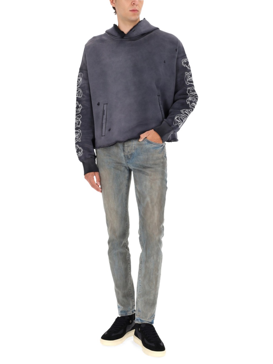 HOODIE M4104HFBG425BLACK (PURPLE / スウェット・フーディー ) | PURPLE (パープル)(1)