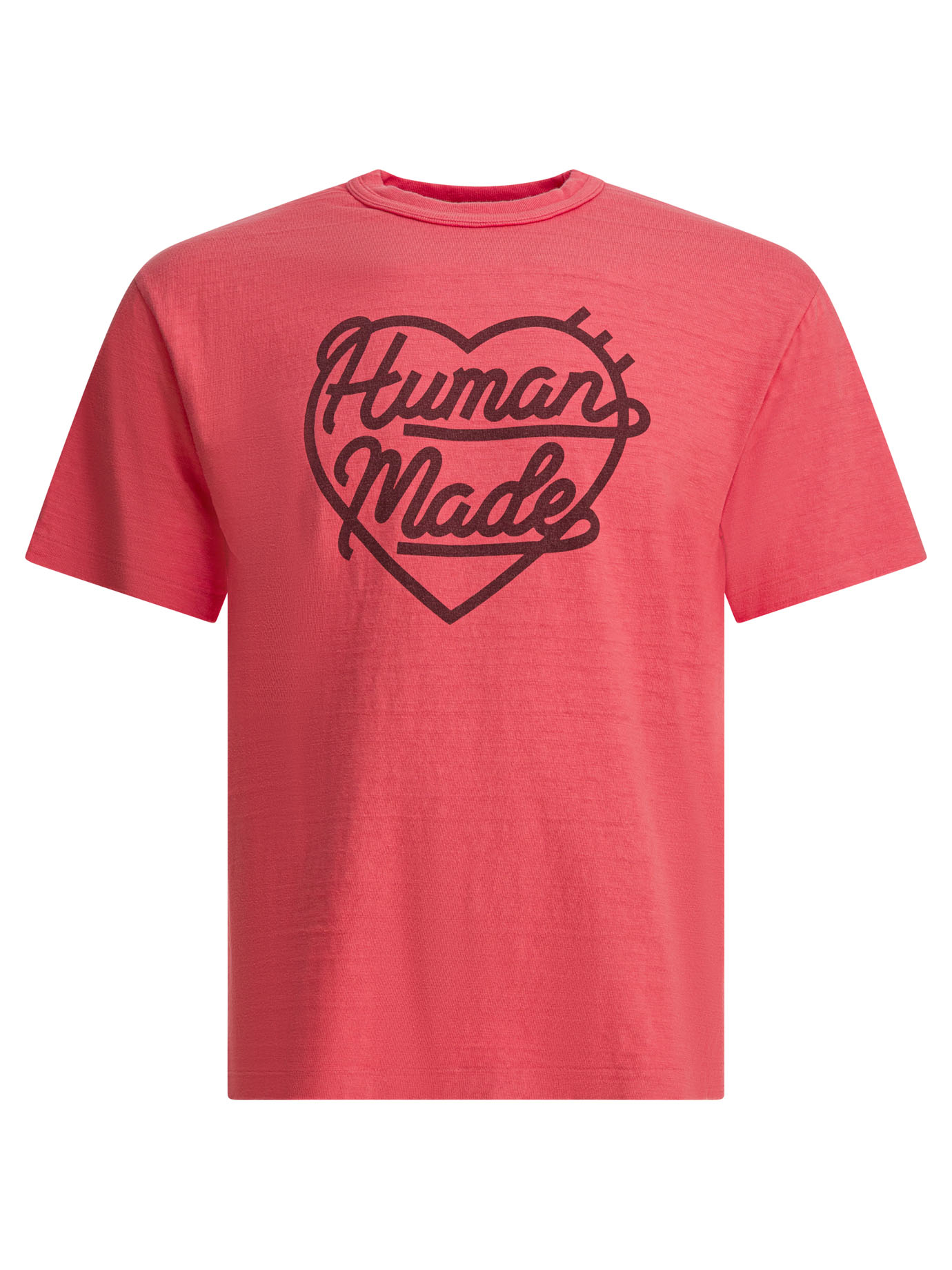 Crew-neck T-shirt with print HM30CS024PINK (HUMAN MADE / Tシャツ・カットソー ) | HUMAN MADE (ヒューマンメイド)