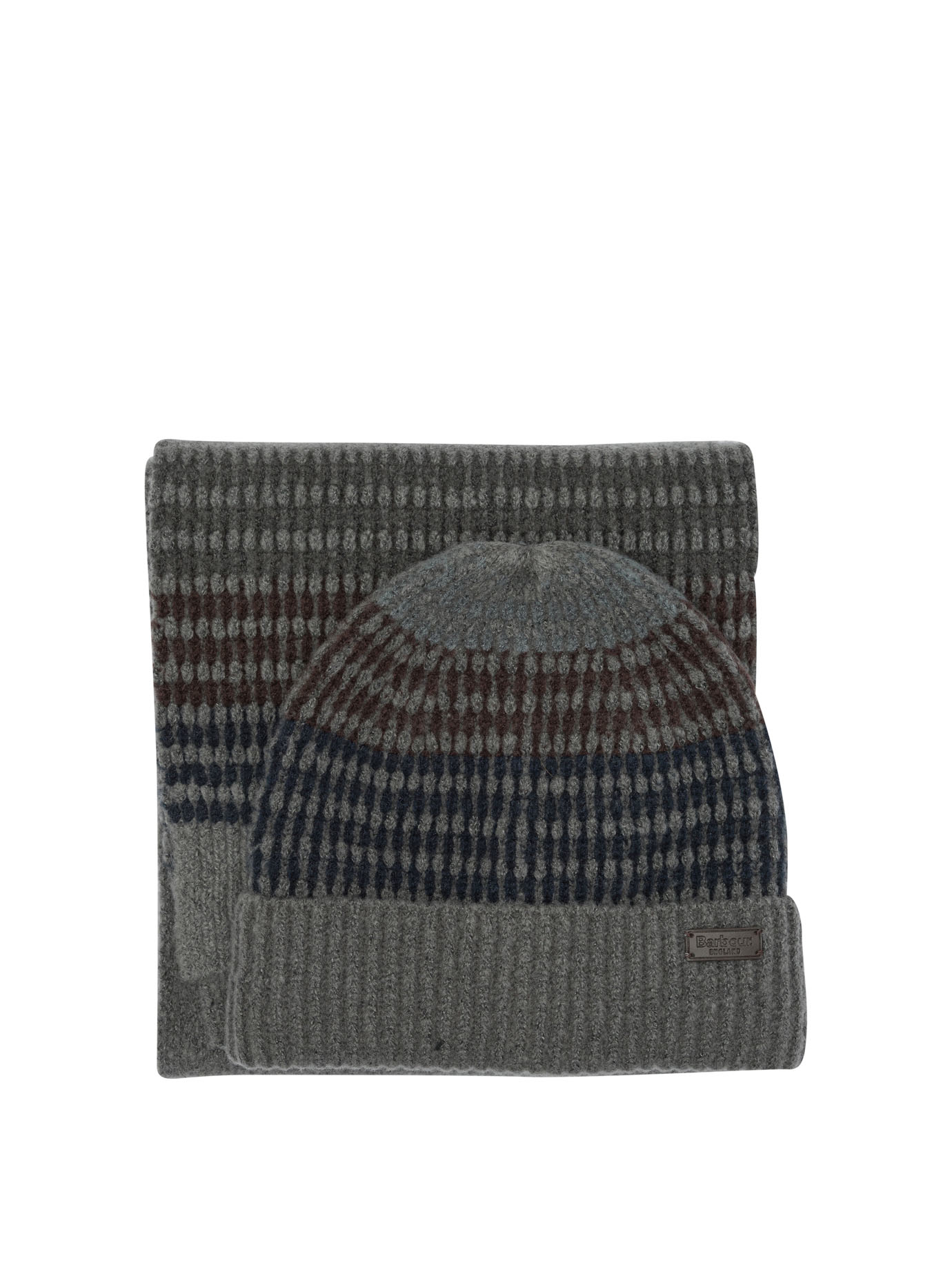 "Branton" set with scarf and beanie MGS0089MGSTN38 (Barbour / スカーフ・マフラー ) | Barbour (バブアー)
