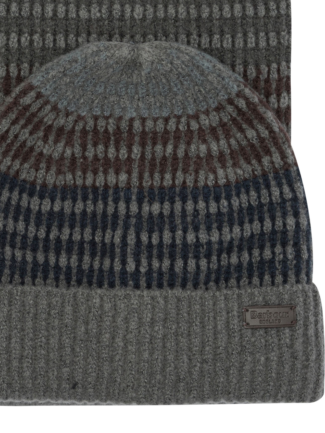 "Branton" set with scarf and beanie MGS0089MGSTN38 (Barbour / スカーフ・マフラー ) | Barbour (バブアー)(1)