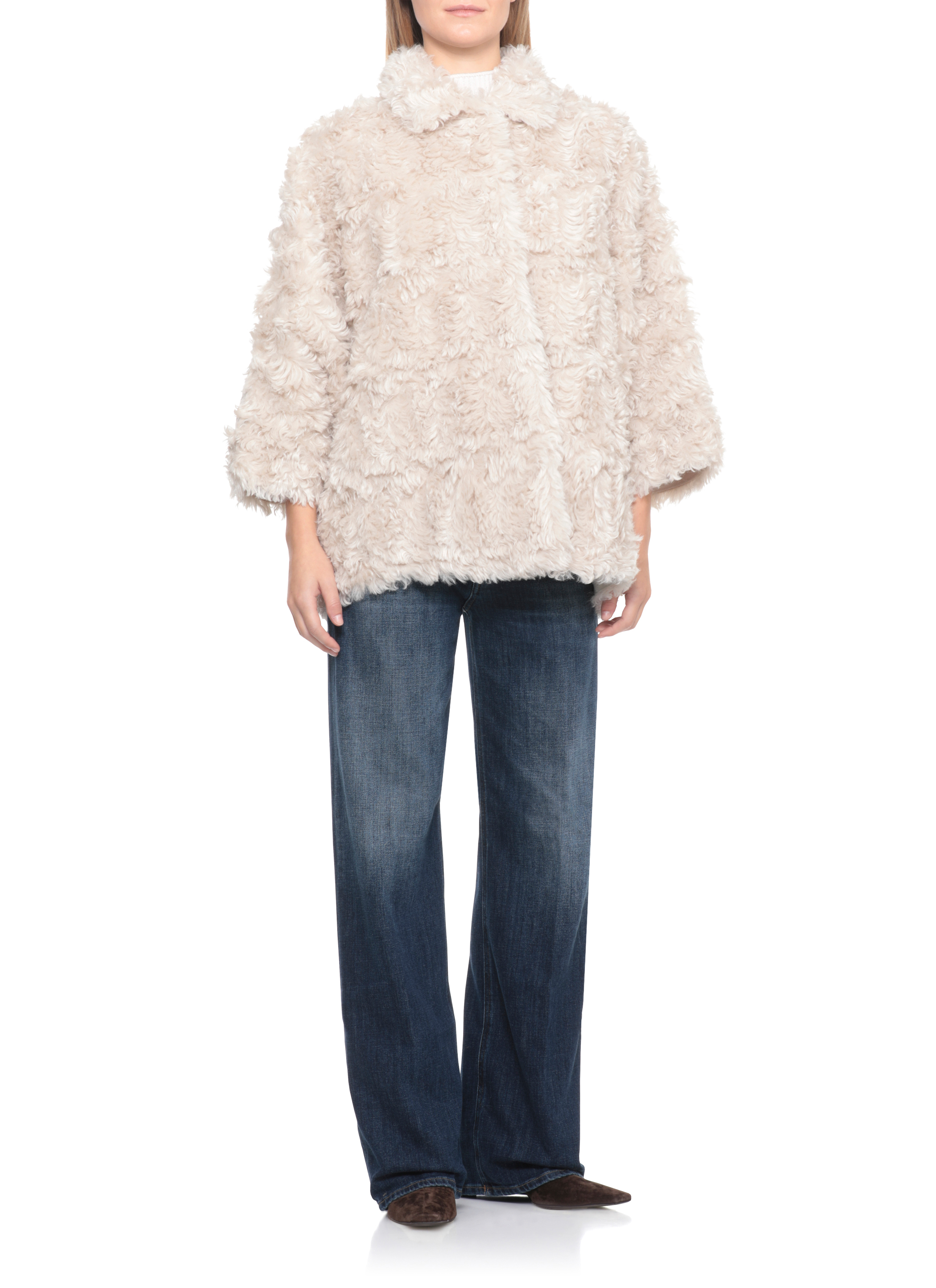 VALENTINI 1972 Coats Grey E3151TRICOTGREIGE (VALENTINI 1972 / レザー&ファージャケット・コート ) | VALENTINI 1972 (ヴァレンティーニ 1972)(1)