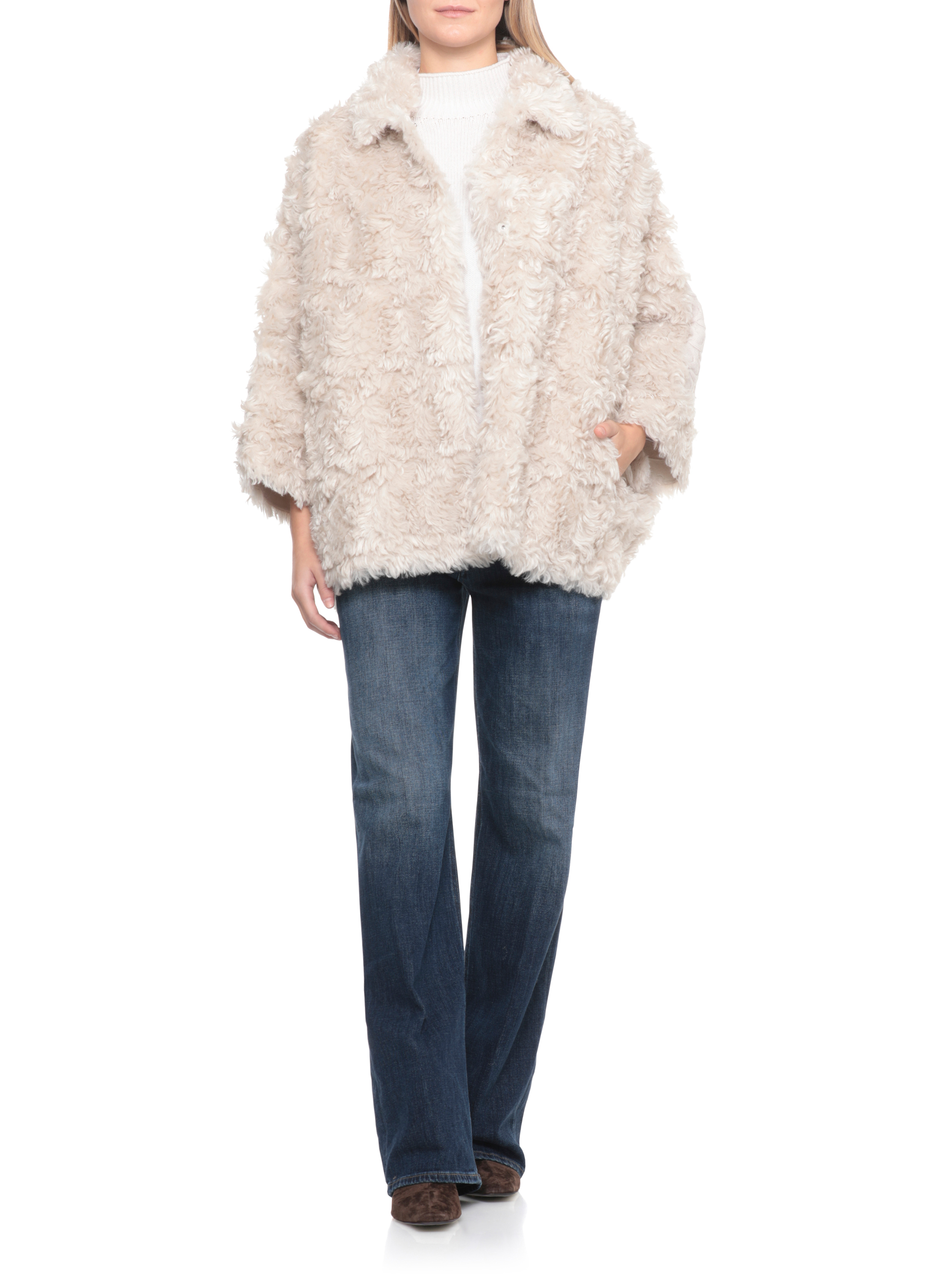 VALENTINI 1972 Coats Grey E3151TRICOTGREIGE (VALENTINI 1972 / レザー&ファージャケット・コート ) | VALENTINI 1972 (ヴァレンティーニ 1972)(4)