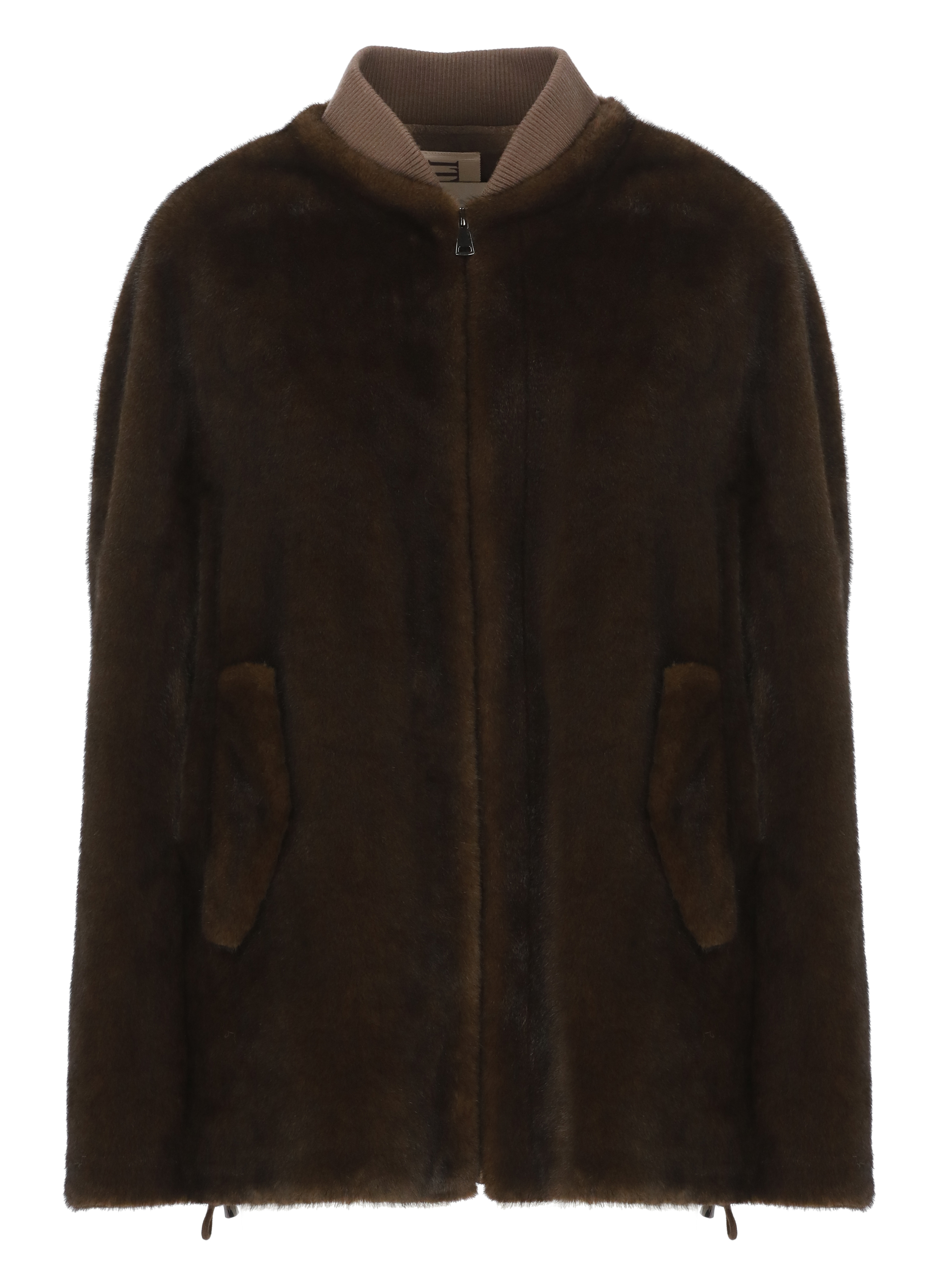 VALENTINI 1972 Coats Brown E3112ECOMINKCOCOA (VALENTINI 1972 / レザー&ファージャケット・コート ) | VALENTINI 1972 (ヴァレンティーニ 1972)