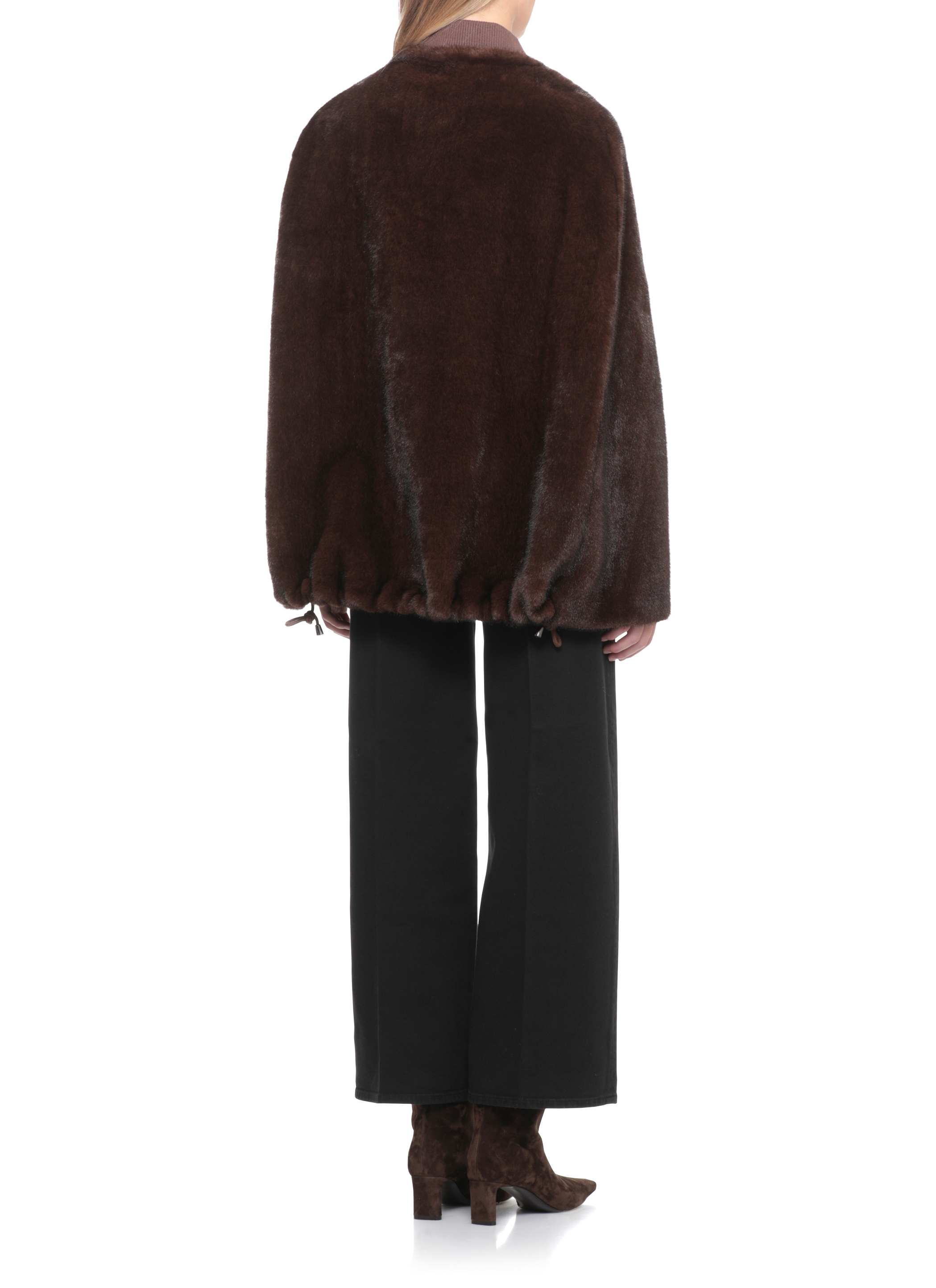 VALENTINI 1972 Coats Brown E3112ECOMINKCOCOA (VALENTINI 1972 / レザー&ファージャケット・コート ) | VALENTINI 1972 (ヴァレンティーニ 1972)(2)