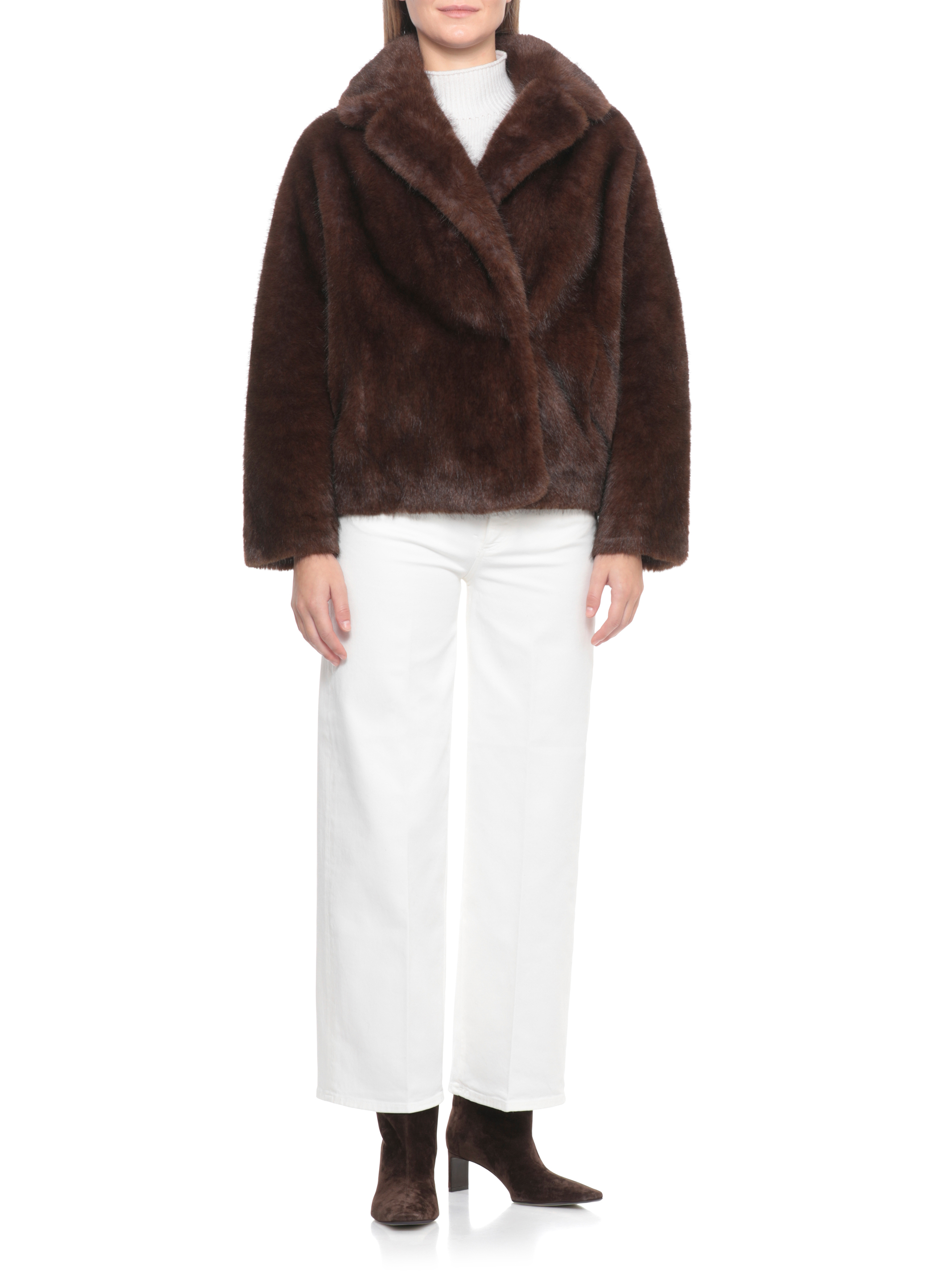 VALENTINI 1972 Coats Brown E3145ECOZIBELLINOCOCOA (VALENTINI 1972 / レザー&ファージャケット・コート ) | VALENTINI 1972 (ヴァレンティーニ 1972)(1)