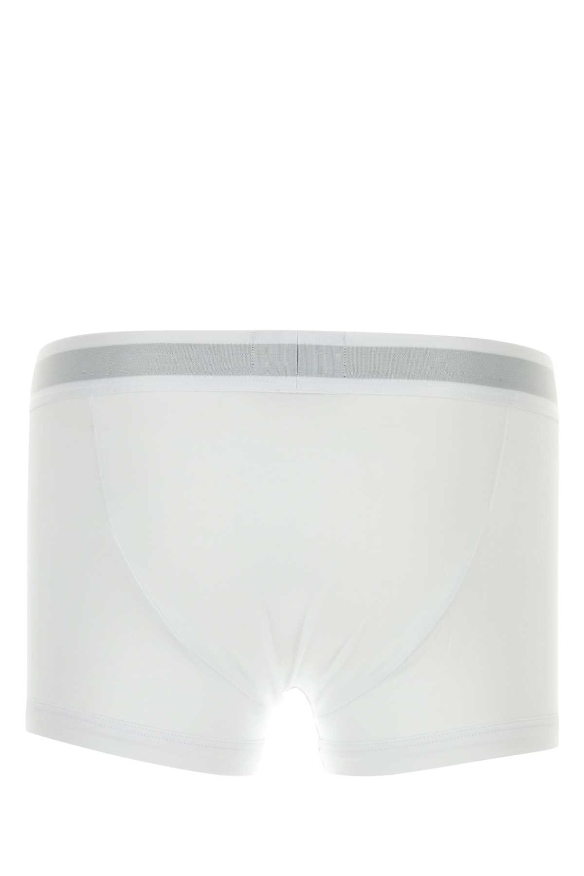 White stretch cotton boxer EM000231AF14133U0002 (EMPORIO ARMANI / アンダーウェア ) | EMPORIO ARMANI (エンポリオ アルマーニ)(1)