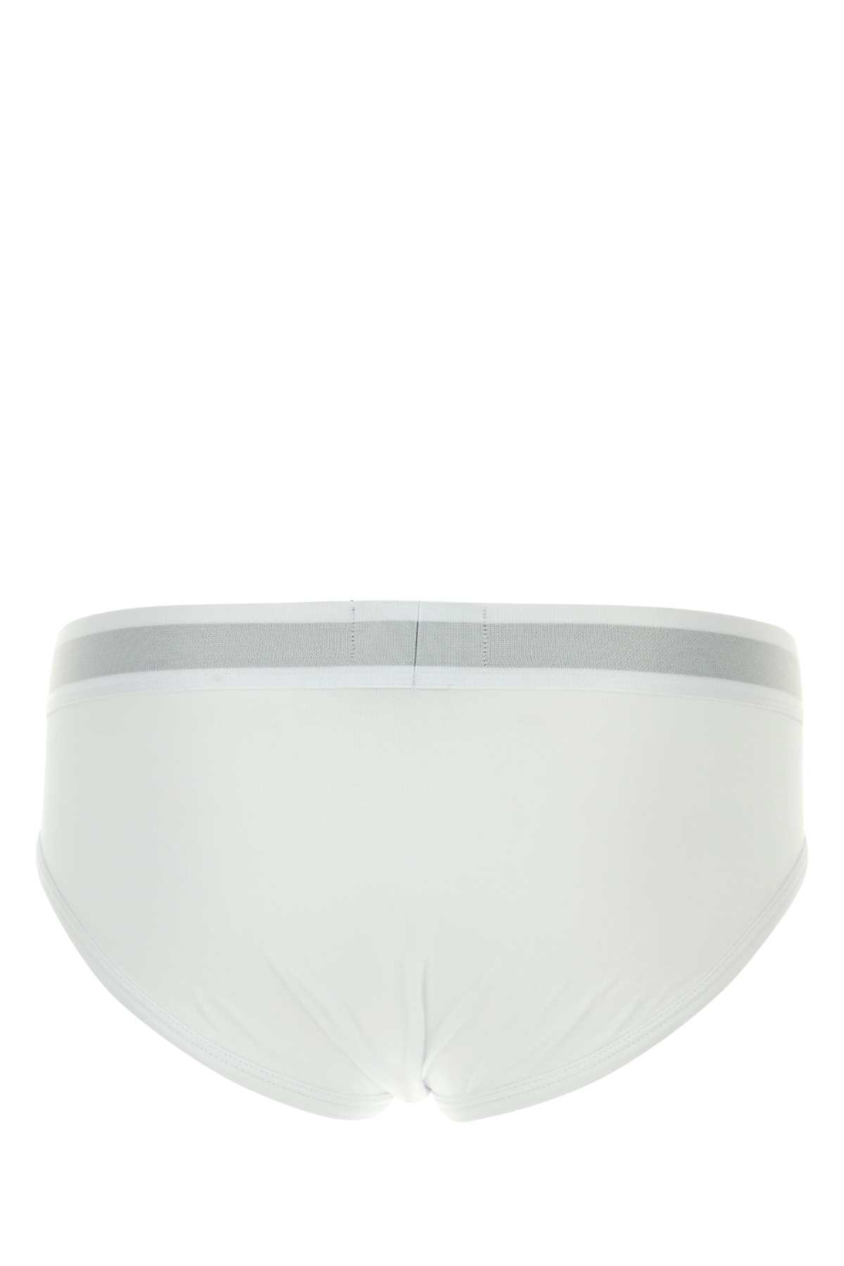White stretch cotton brief EM000230AF14133U0002 (EMPORIO ARMANI / アンダーウェア ) | EMPORIO ARMANI (エンポリオ アルマーニ)(1)