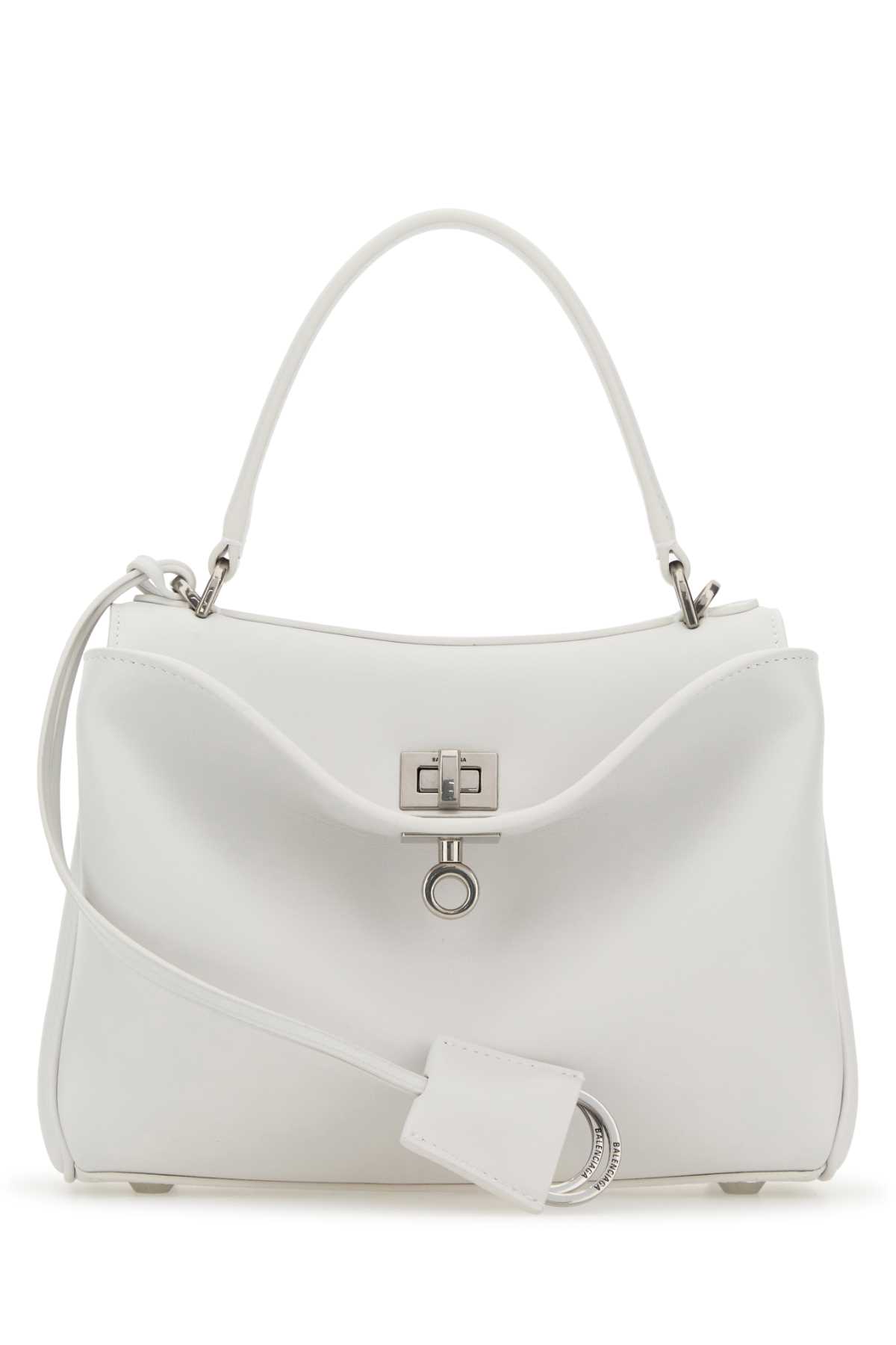 White leather mini Rodeo handbag 8437122AA4U9001 (Balenciaga / ハンドバッグ・ショルダーバッグ ) | Balenciaga (バレンシアガ)