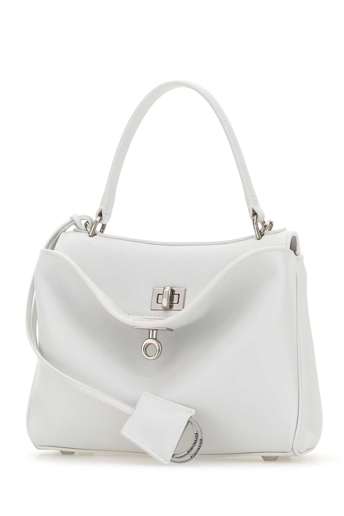 White leather mini Rodeo handbag 8437122AA4U9001 (Balenciaga / ハンドバッグ・ショルダーバッグ ) | Balenciaga (バレンシアガ)(1)