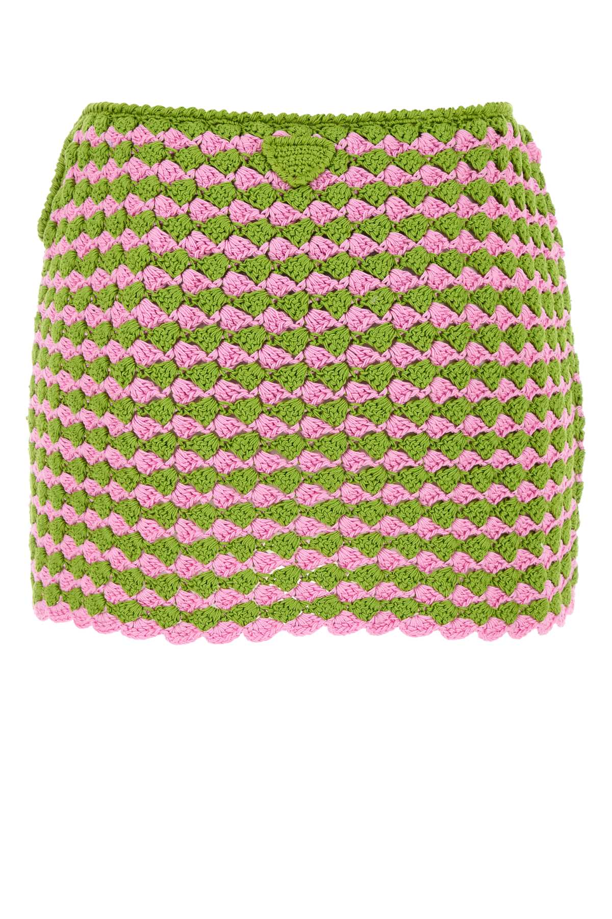 Two-tone crochet mini skirt 21526SOOO16SXF0MEX (Prada / スカート ) | Prada (プラダ)(1)
