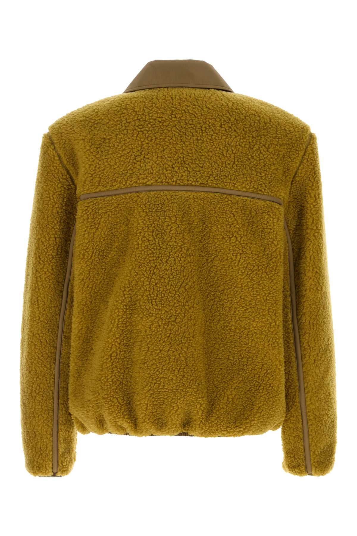 Ochre teddy jacket HJK856PL0040374 (AMI Paris / カジュアルジャケット ) | AMI Paris (アミパリス)(1)
