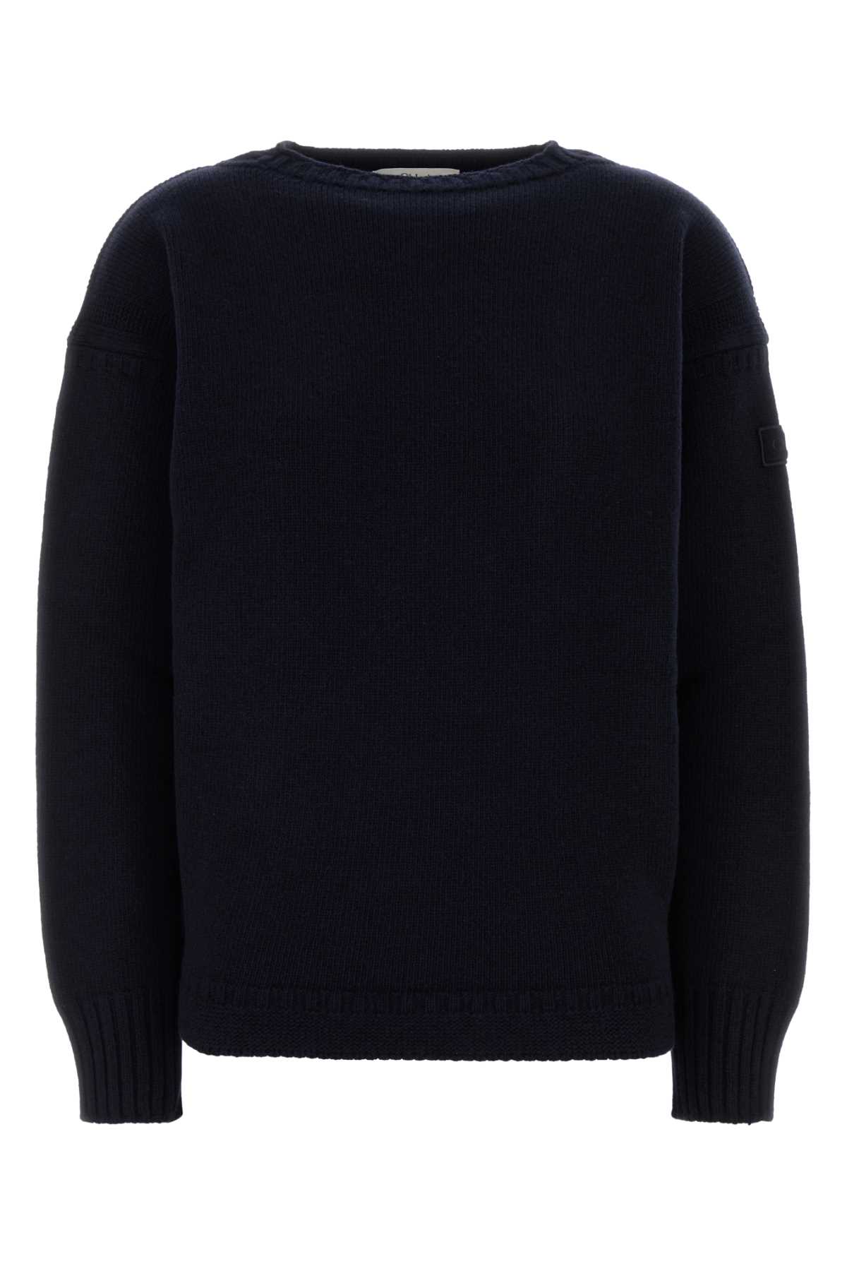 Dark blue wool blend sweater CH25AMP488104C4 (Chloé / ニット・セーター・カーディガン ) | Chloé (クロエ)