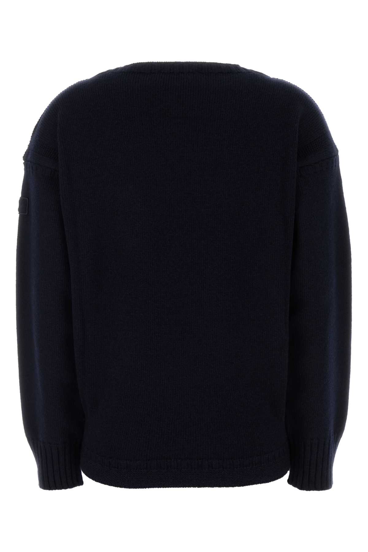 Dark blue wool blend sweater CH25AMP488104C4 (Chloé / ニット・セーター・カーディガン ) | Chloé (クロエ)(1)
