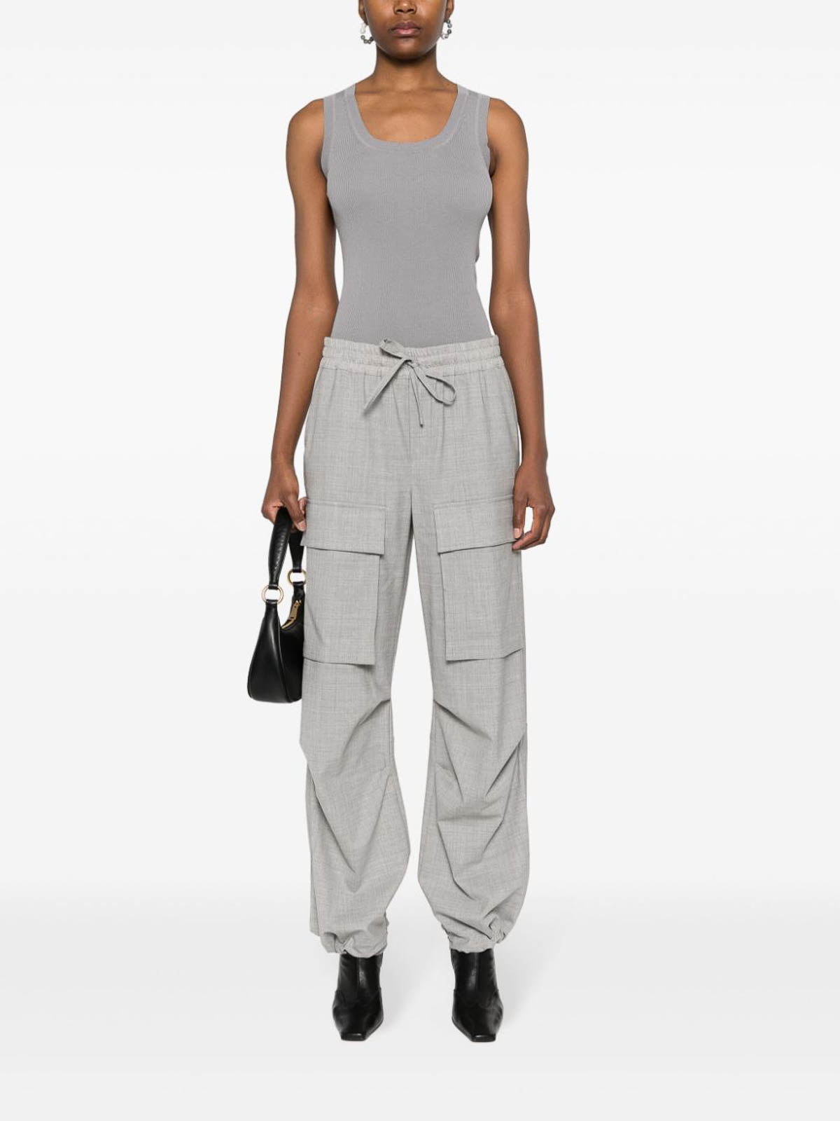 Ribbed-knit tank top D540712CIPRIA24018 (P.A.R.O.S.H. / タンクトップ・キャミソール ) | P.A.R.O.S.H. (パロッシュ)(1)