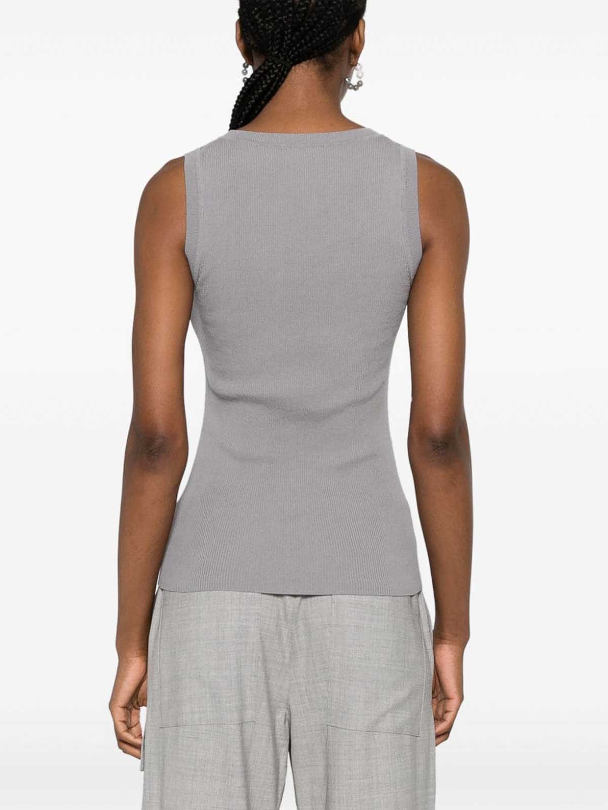 Ribbed-knit tank top D540712CIPRIA24018 (P.A.R.O.S.H. / タンクトップ・キャミソール ) | P.A.R.O.S.H. (パロッシュ)(3)