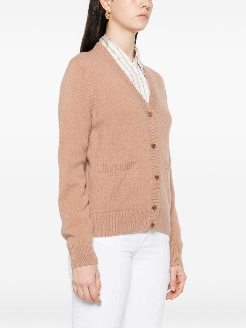 MAISON KITSUNE' Sweaters Camel PW00501KT10060054 (Maison Kitsuné / ニット・セーター・カーディガン ) | Maison Kitsuné (メゾン キツネ)(1)