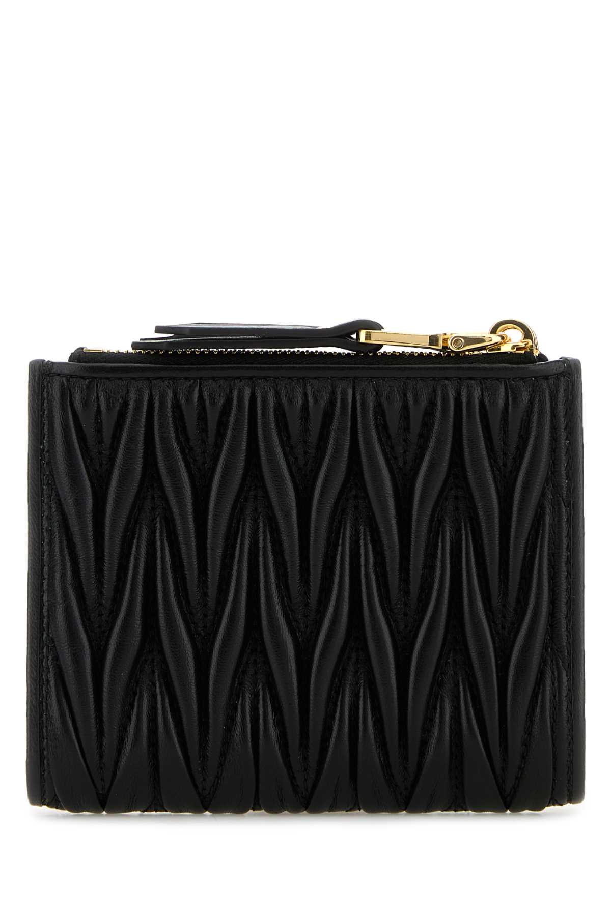 Black leather wallet 5ML024AFPPF0002 (MIU MIU / 財布・カードケース ) | MIU MIU (ミュウミュウ)(2)
