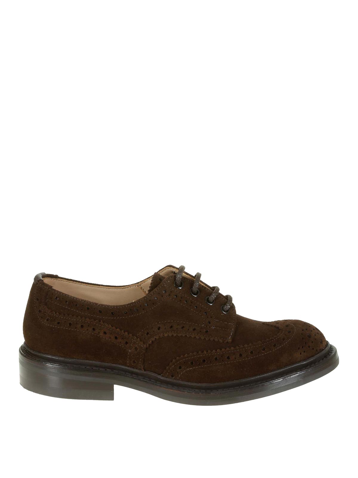 Bourton suede dainite 5633289CHOCOLATE (Tricker's / レースアップ ) | Tricker's (トリッカーズ)