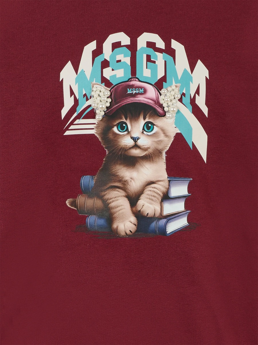 JERSEY WITH LOGO F5MSJGSW125KMS034 (MSGM / スウェット・フーディー ) | MSGM (エムエスジーエム)(2)