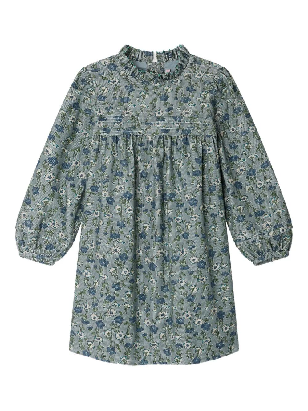 TOPAZ VELVET DRESS WITH EMBROIDERED COLLAR W05GDRW00053543B (Bonpoint / ワンピース・ドレス・オールインワン ) | Bonpoint (ボンポワン)