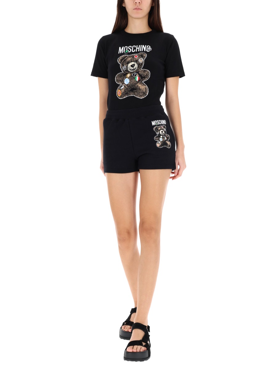 SHORTS WITH "TEDDY" PRINT 032704281555 (MOSCHINO / ショートパンツ ) | MOSCHINO (モスキーノ)(1)