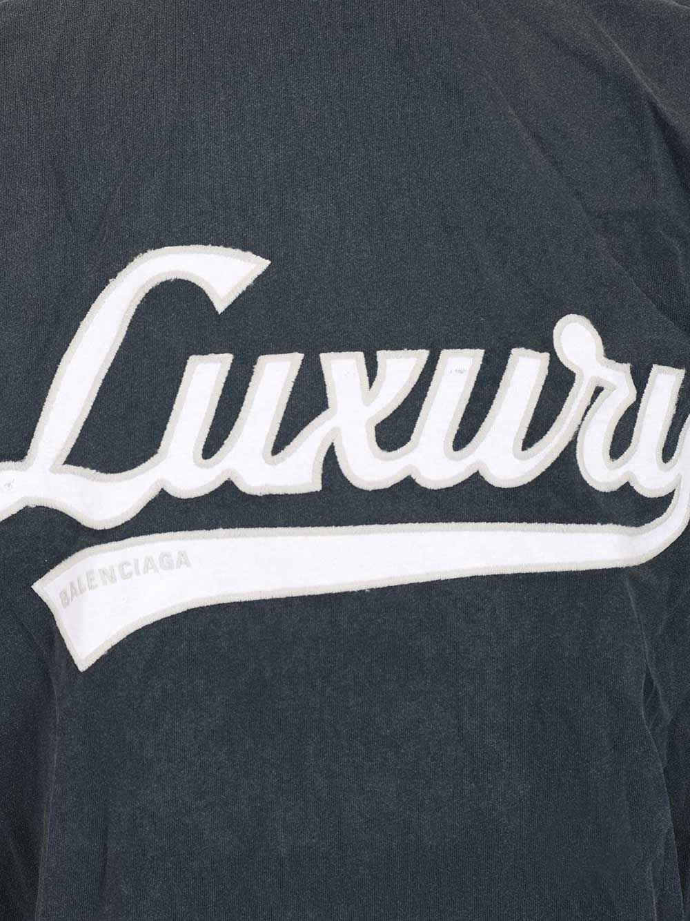 “Luxury Script Oversize” T-shirt 850345TTVB68593 (Balenciaga / Tシャツ・カットソー ) | Balenciaga (バレンシアガ)(2)