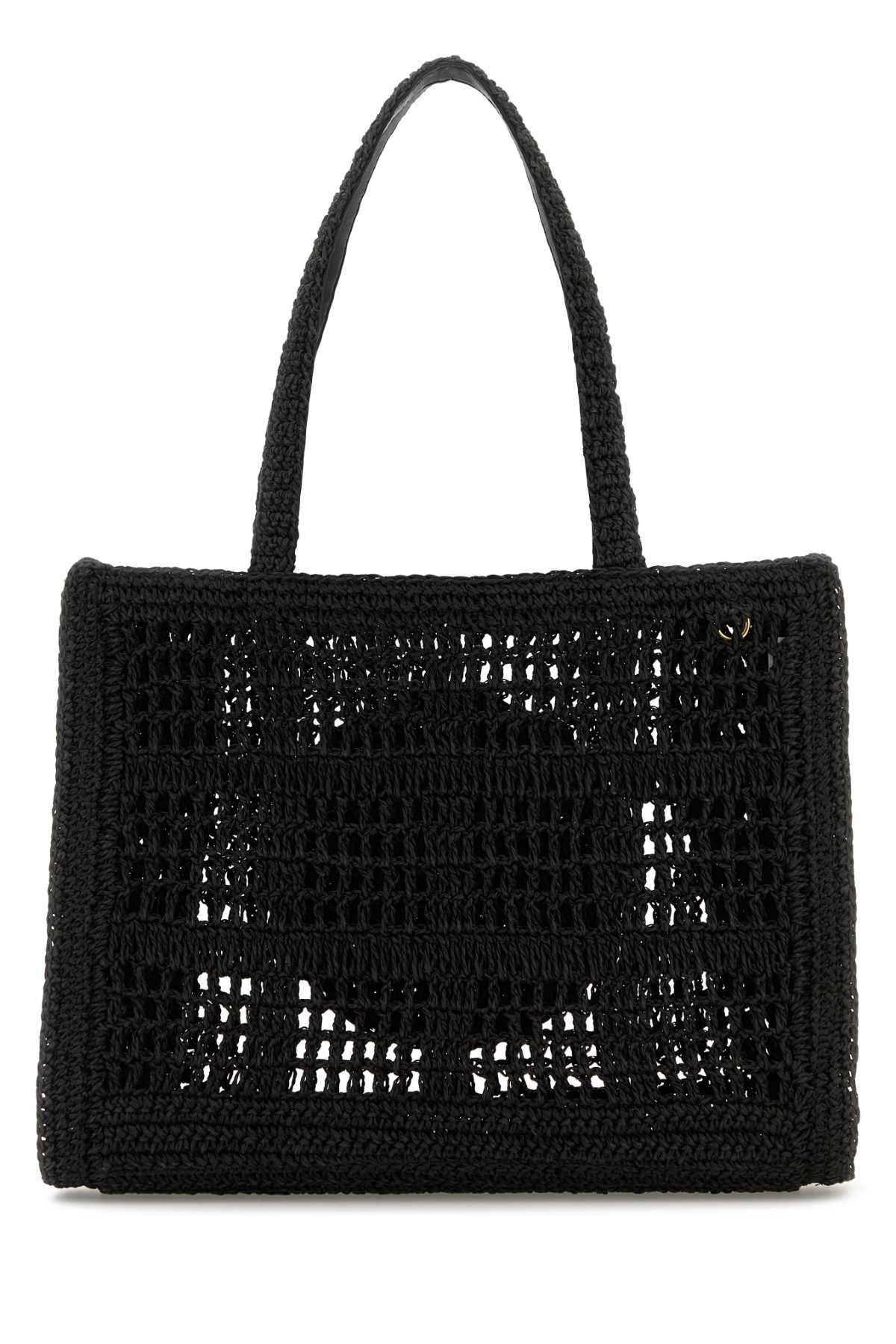 Black raffia small Ella shopping bag 158040001 (TORY BURCH / トートバッグ ) |  TORY BURCH (トリーバーチ)(2)