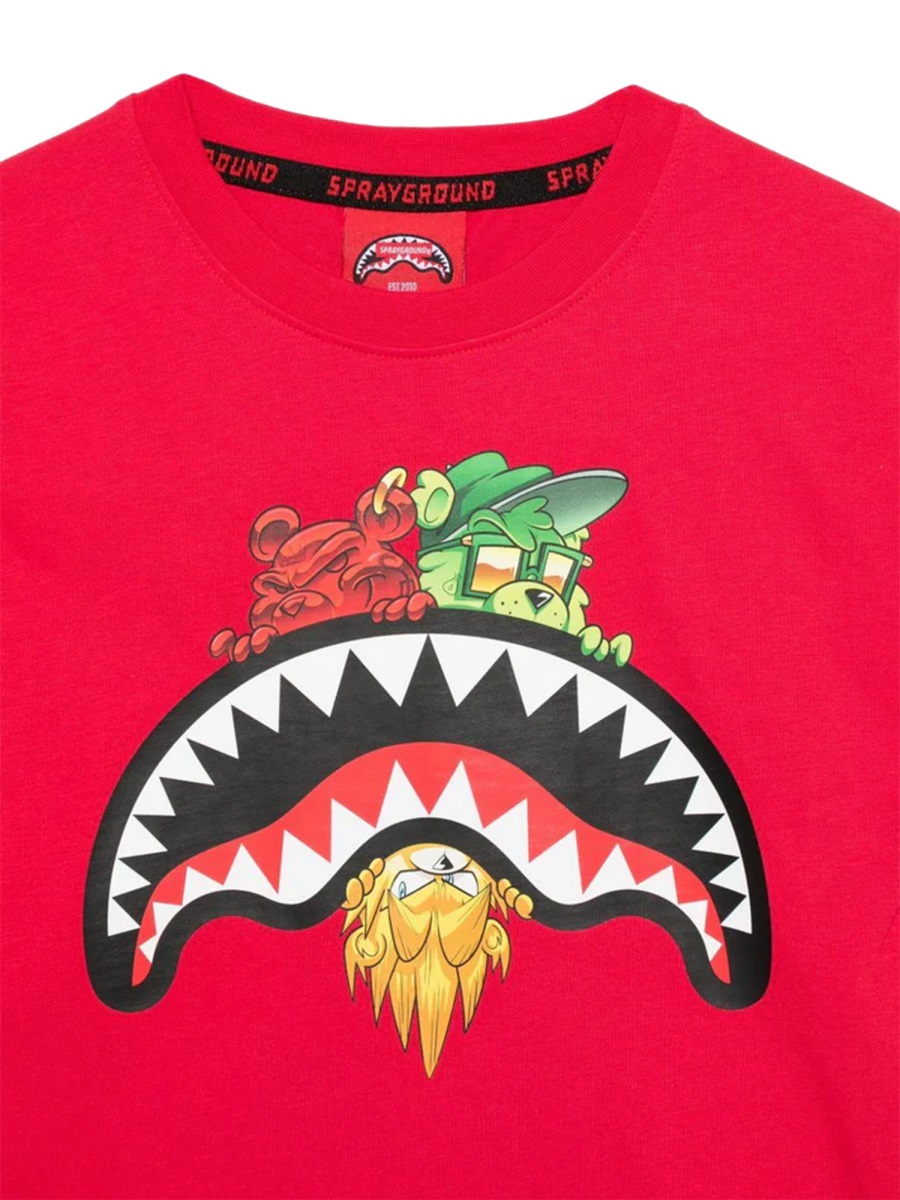 "SHARKS IN PARIS" T-SHIRT SPY1343REDKMULTI (SPRAYGROUND / Tシャツ・カットソー ) | SPRAYGROUND (スプレーグラウンド)(2)