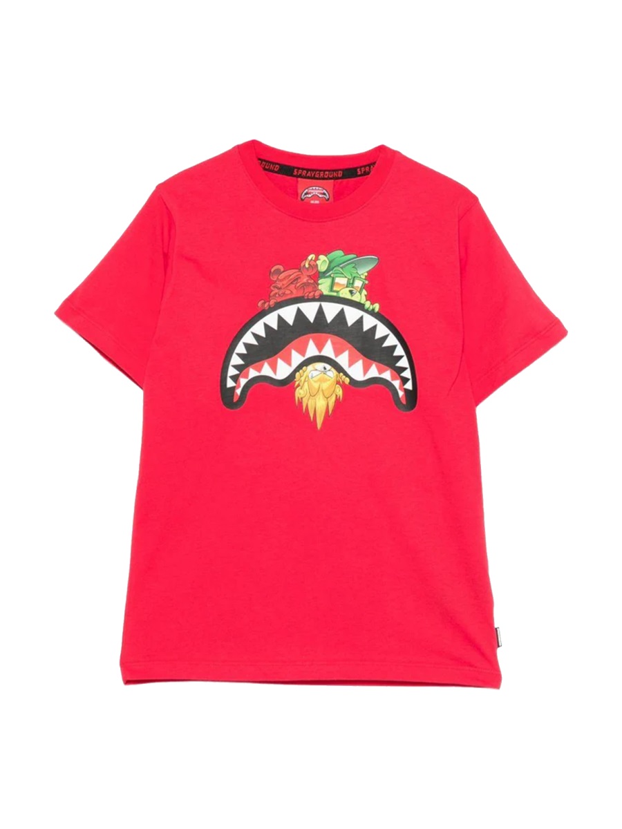"SHARKS IN PARIS" T-SHIRT SPY1343REDKMULTI (SPRAYGROUND / Tシャツ・カットソー ) | SPRAYGROUND (スプレーグラウンド)