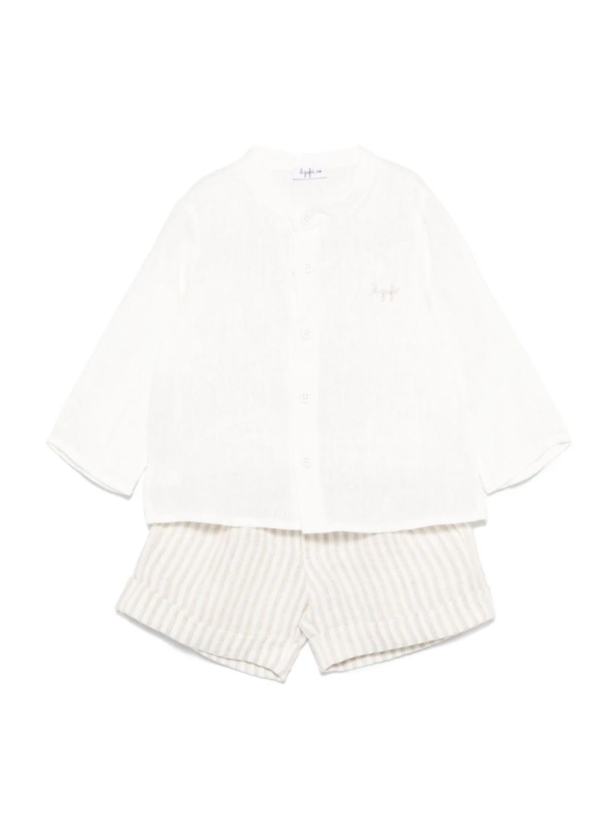 TWO-PIECE SUIT P25DP457L1018K140 (il gufo / シャツ・ブラウス ) | il gufo (イルグッフォ)