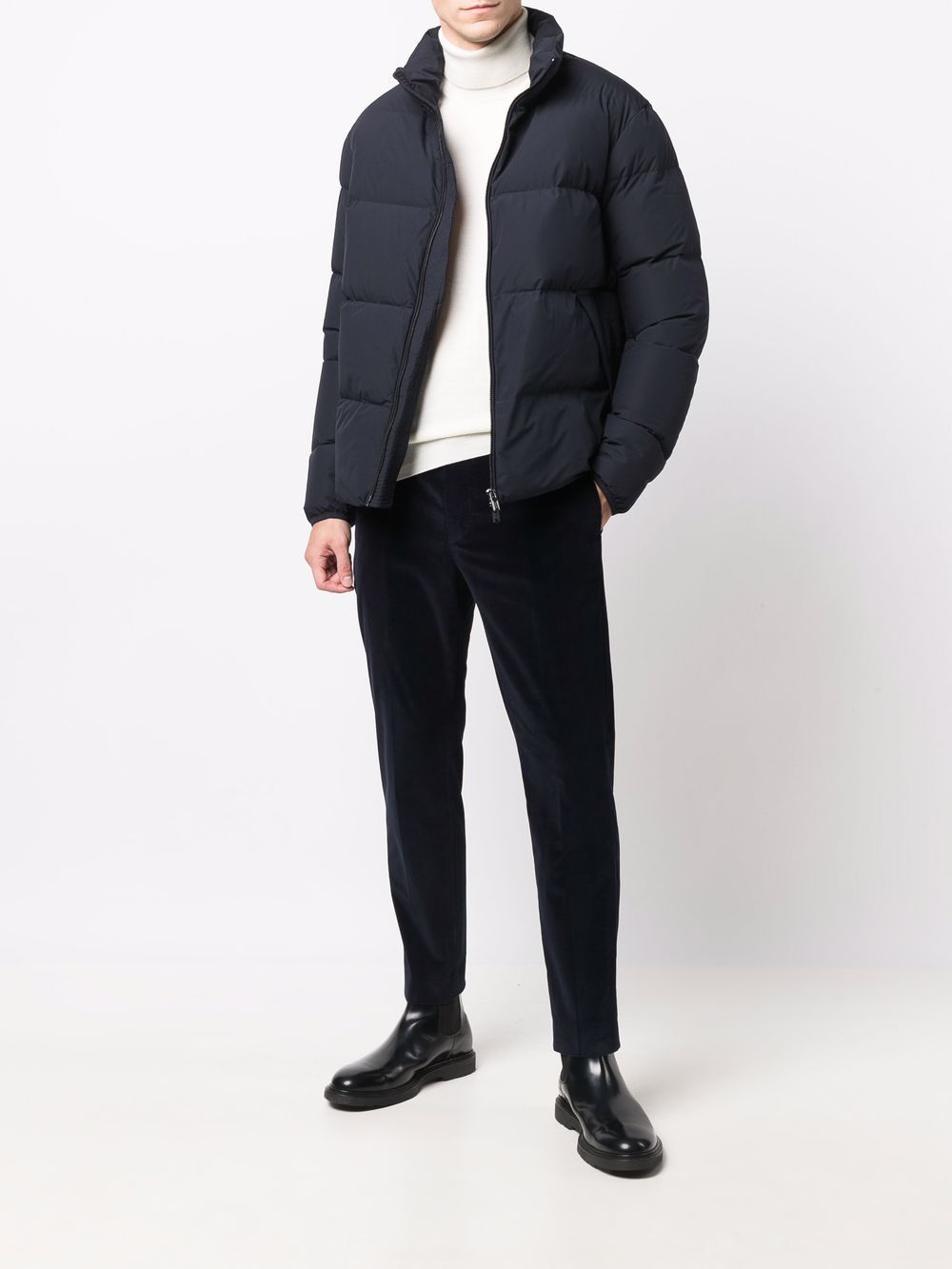 Emporio Armani Coats Blue 8N1BQ31NLRZ0920 (EMPORIO ARMANI / ダウンジャケット・コート ) | EMPORIO ARMANI (エンポリオ アルマーニ)(2)