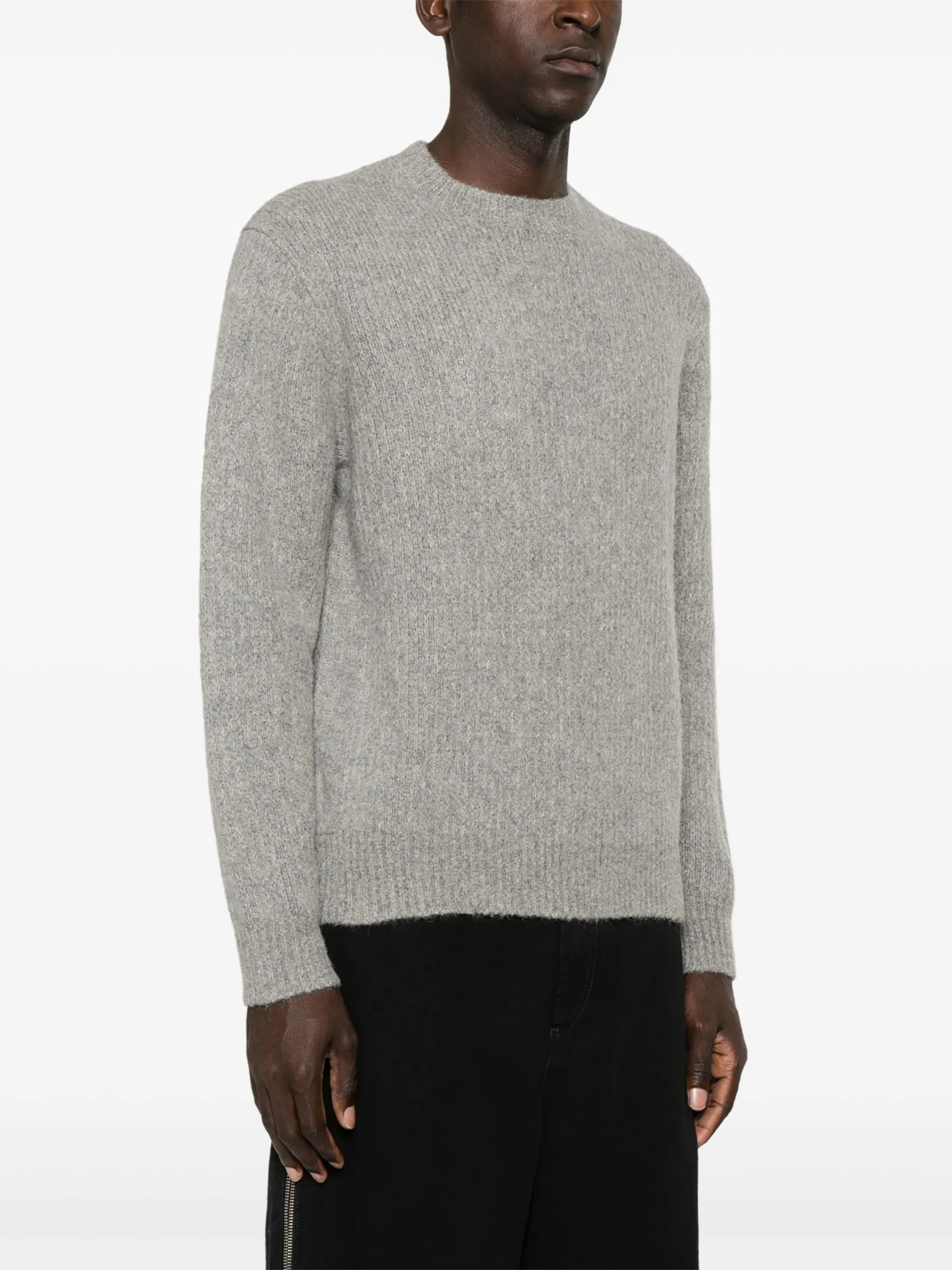 Sunflower Sweaters Grey 3033GREYMELANGE (SUNFLOWER / ニット・セーター・カーディガン ) | SUNFLOWER (サンフラワー)(2)