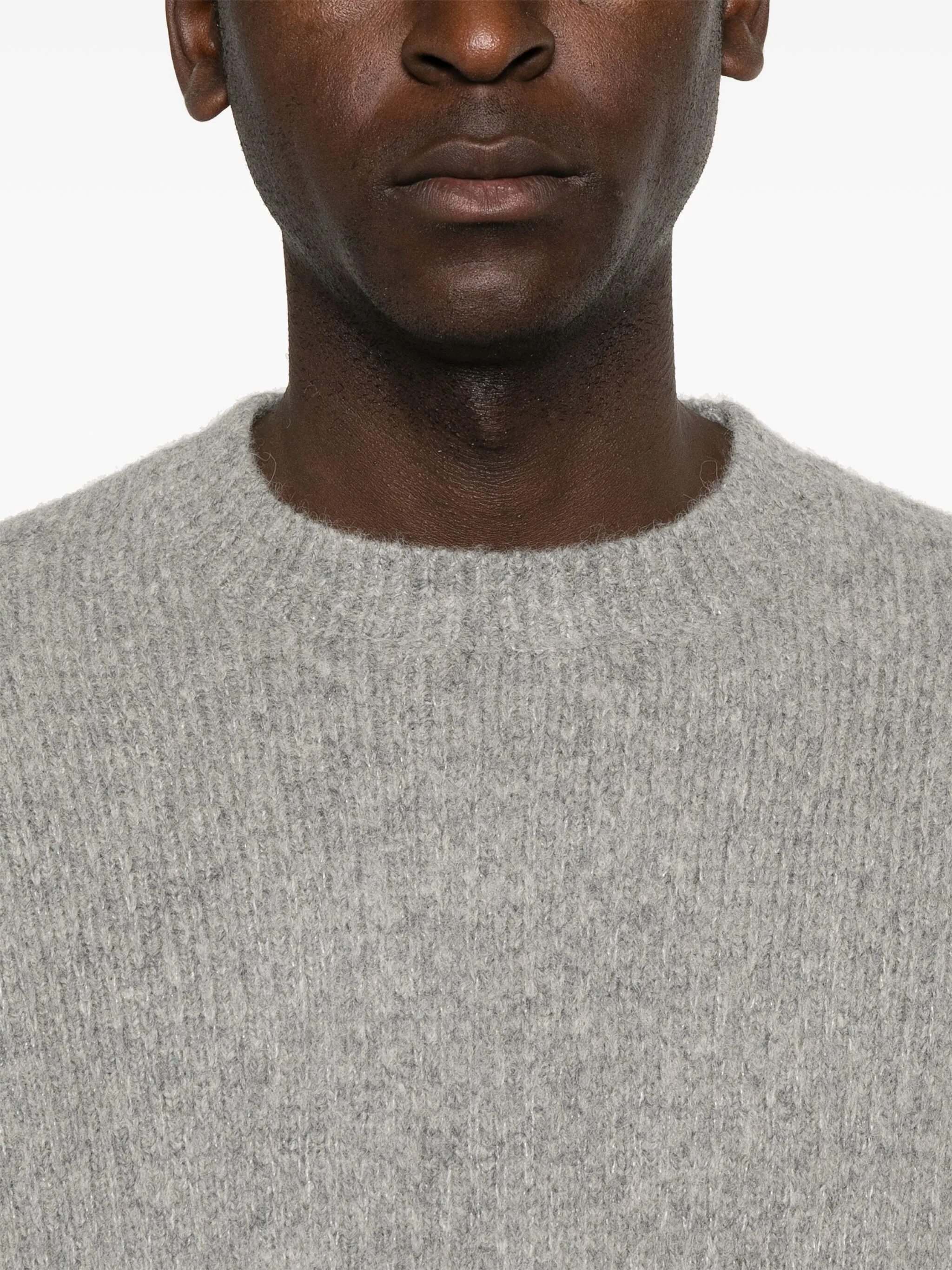 Sunflower Sweaters Grey 3033GREYMELANGE (SUNFLOWER / ニット・セーター・カーディガン ) | SUNFLOWER (サンフラワー)(4)