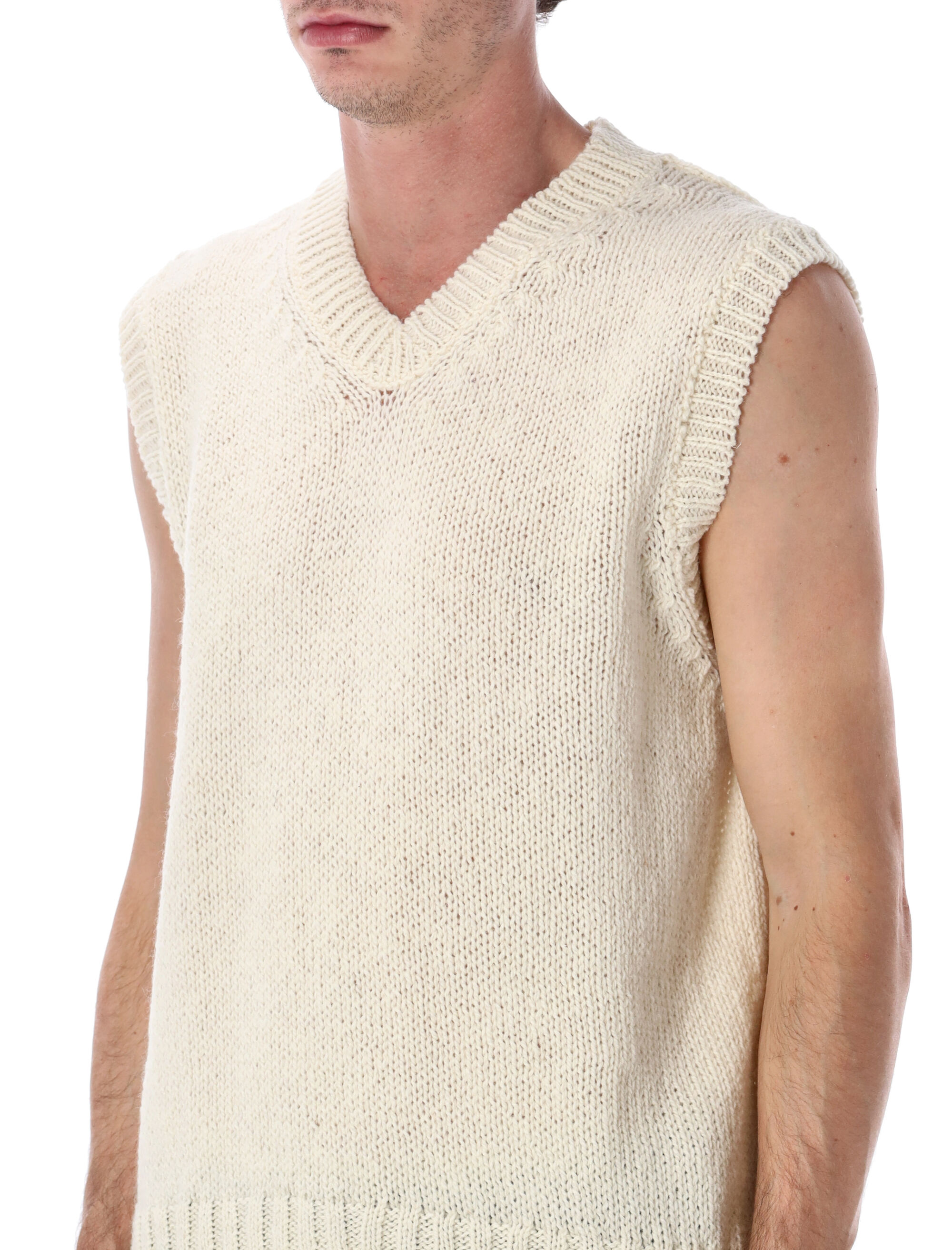 Howlin Sweaters Beige COSMICECRU (HOWLIN' / ベスト ) | HOWLIN' (ハウリン)(2)