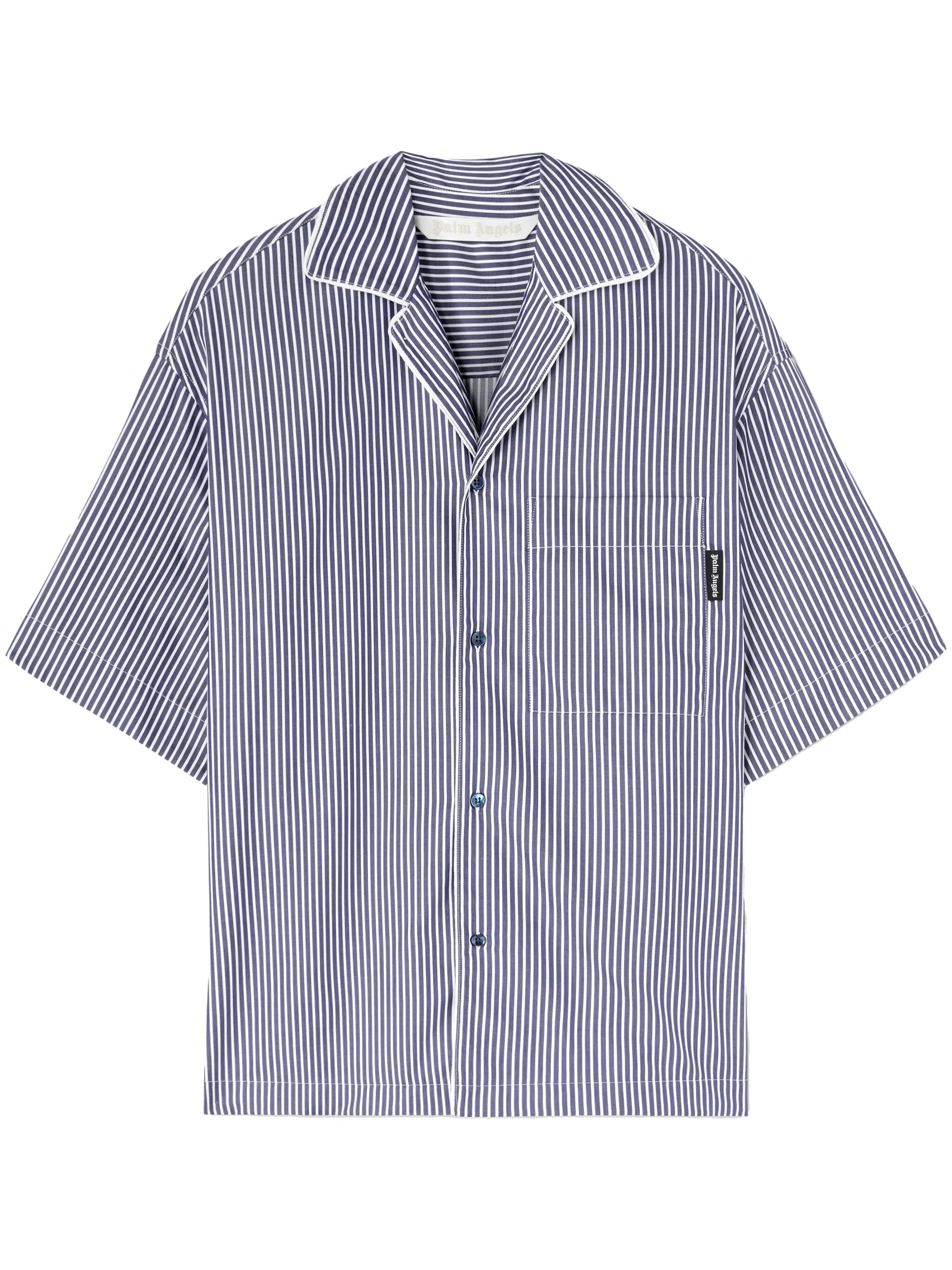 Palm Angels Shirts Blue PWGG005S25FAB0014603 (Palm Angels / シャツ・ブラウス ) | Palm Angels (パームエンジェルス)