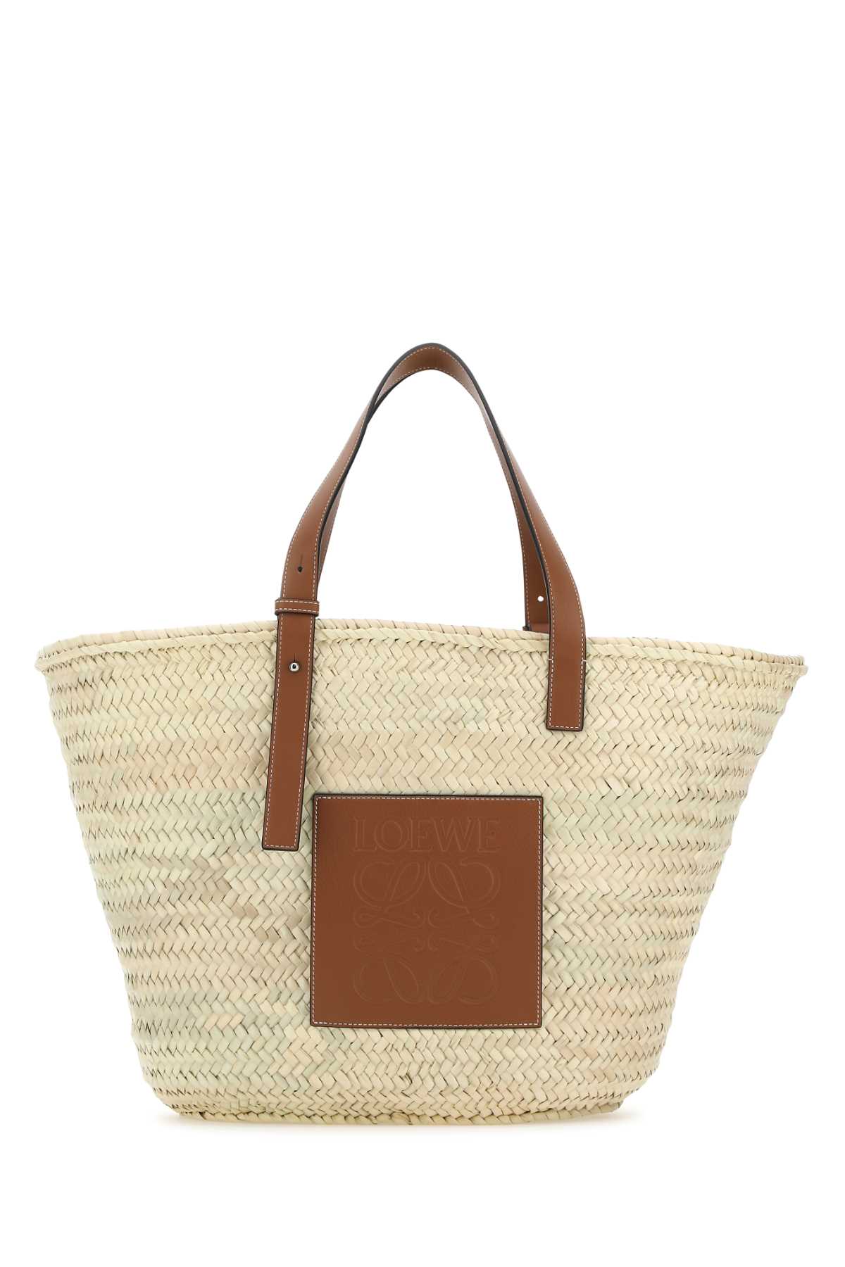 Raffia large Basket shopping bag 32702S81NATURALTAN (LOEWE / トートバッグ ) | LOEWE (ロエベ)