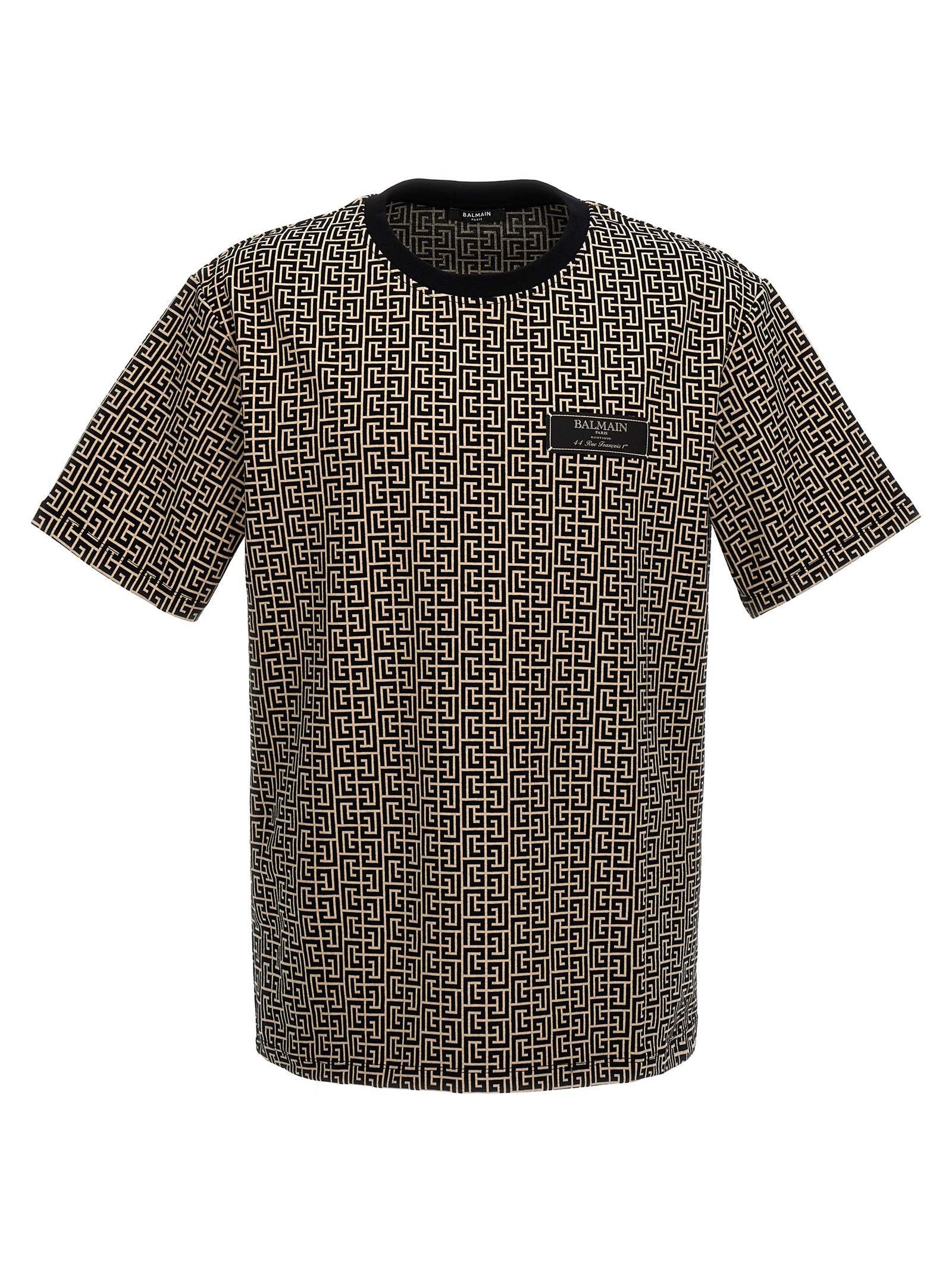 'Monogram' T-shirt CH1EG000JC97GFE (Balmain / Tシャツ・カットソー ) | Balmain (バルマン)