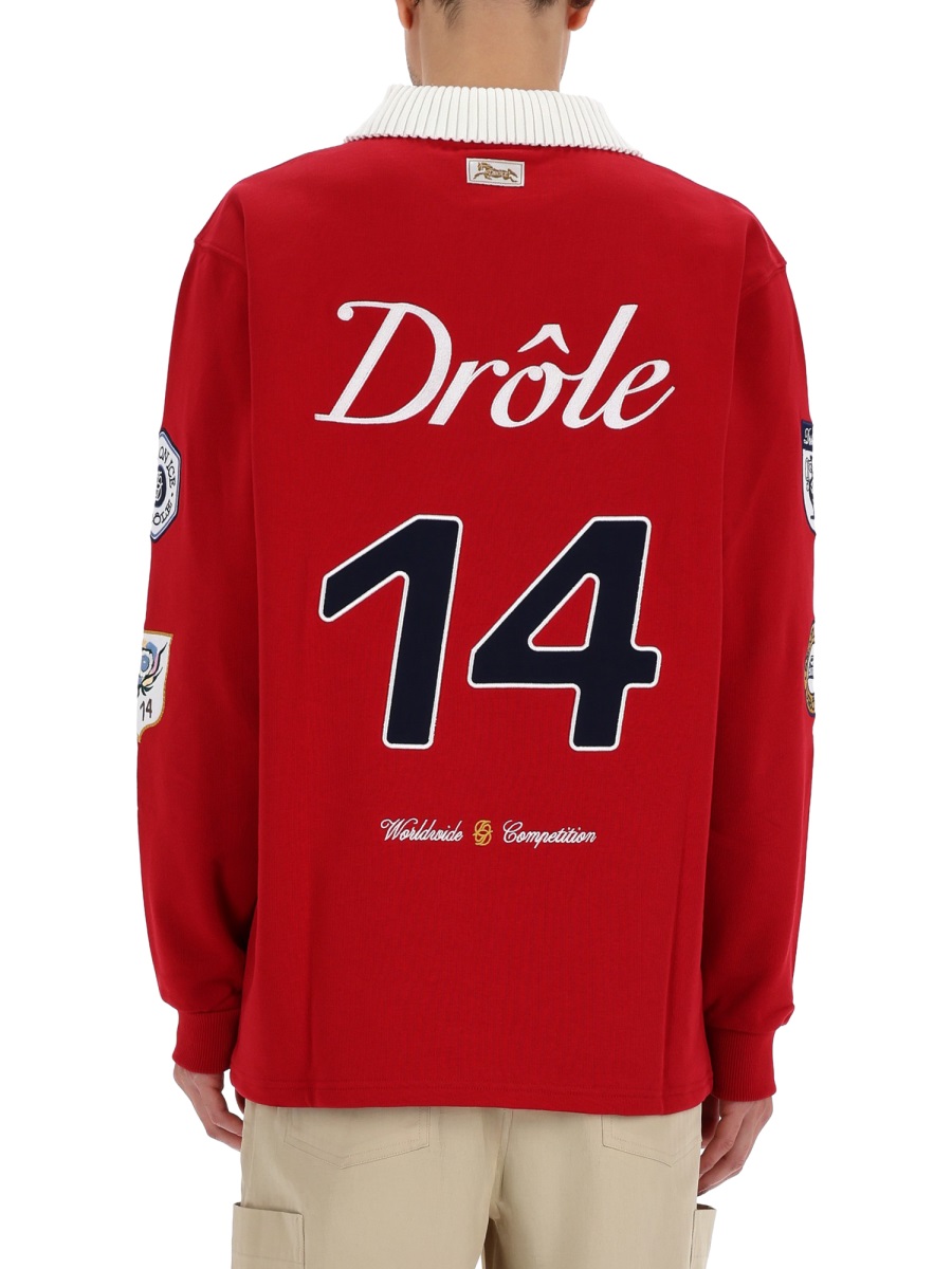 POLO SHIRT "RACING" PL158CO127RED (Drôle De Monsieur / ポロシャツ ) | Drôle De Monsieur (ドロールドムッシュ)(2)