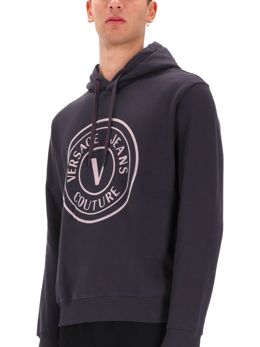 SWEATSHIRT WITH LOGO 79GAIE06CF02E831 (VERSACE JEANS COUTURE / スウェット・フーディー ) | VERSACE JEANS COUTURE (ヴェルサーチェ ジーンズ クチュール)(3)