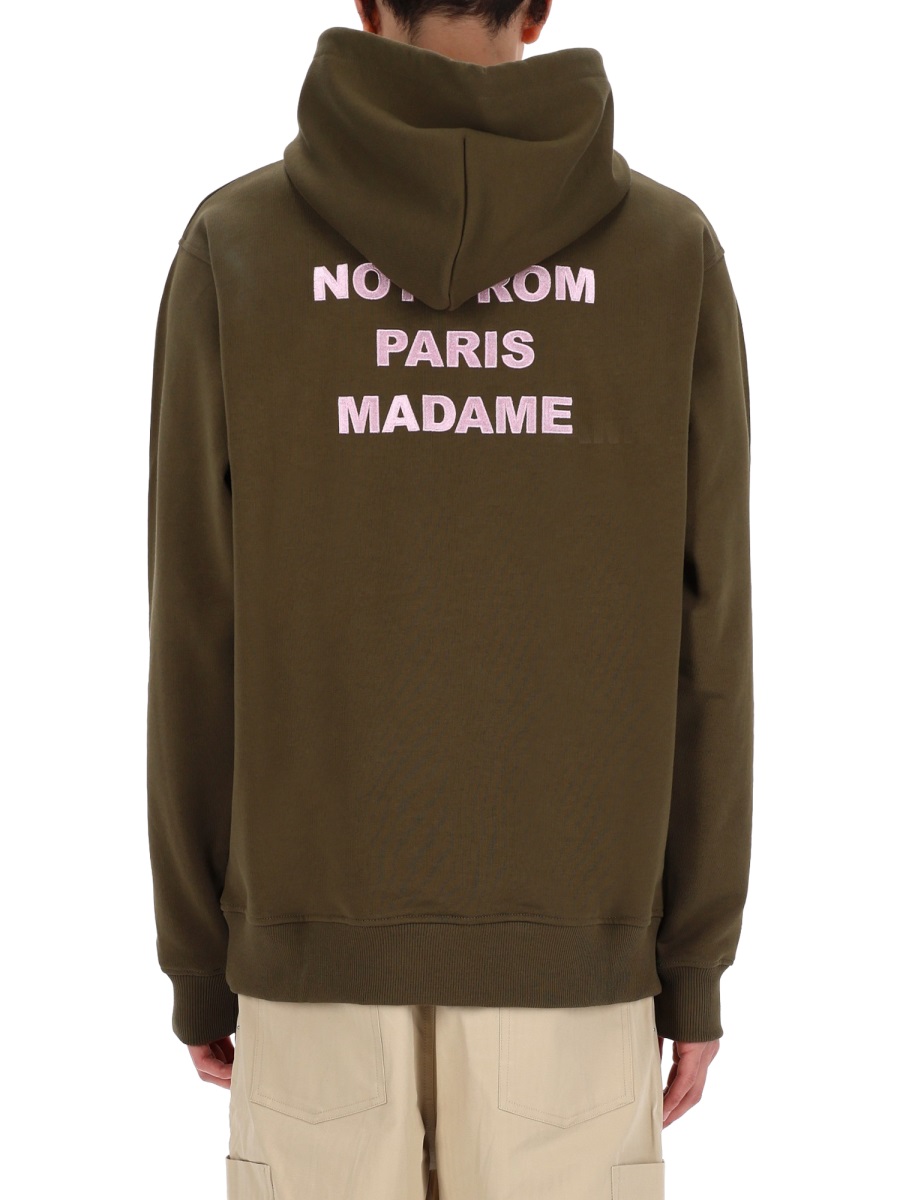 "SLOGAN" SWEATSHIRT HO162CO127KAKI (Drôle De Monsieur / スウェット・フーディー ) | Drôle De Monsieur (ドロールドムッシュ)(2)