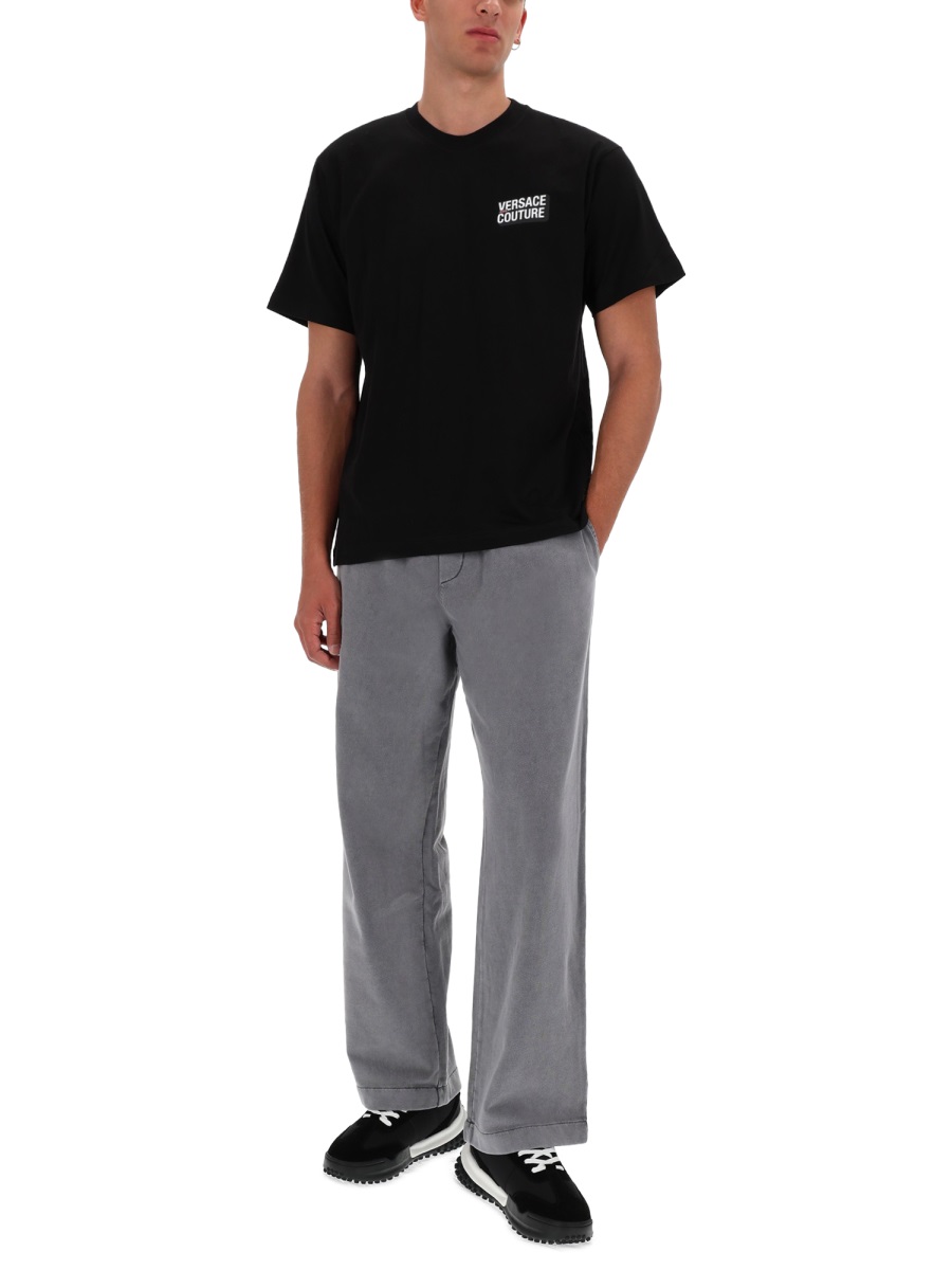 SMALL SQUARE LOGO T-SHIRT 79GAHP10CJ01P899 (VERSACE JEANS COUTURE / Tシャツ・カットソー ) | VERSACE JEANS COUTURE (ヴェルサーチェ ジーンズ クチュール)(1)