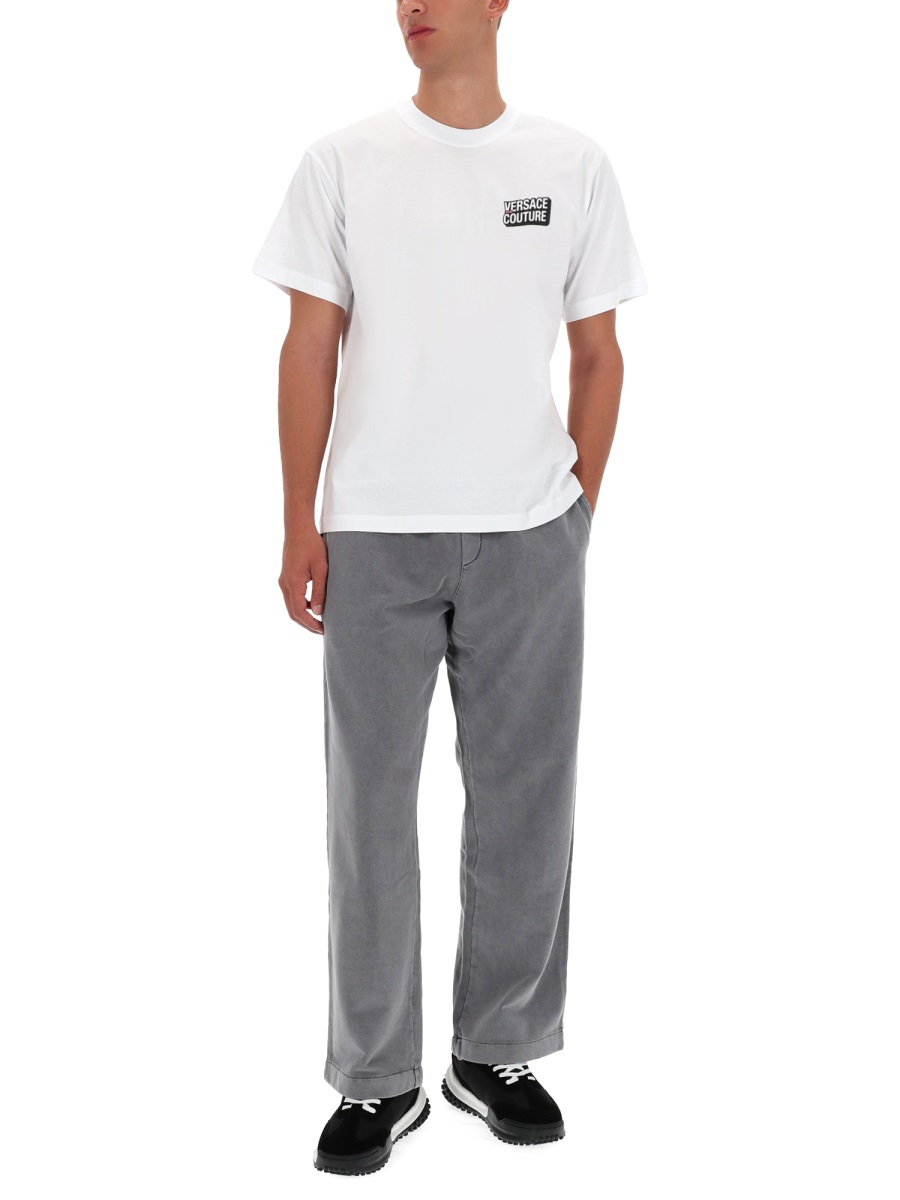 SMALL SQUARE LOGO T-SHIRT 79GAHP10CJ01P003 (VERSACE JEANS COUTURE / Tシャツ・カットソー ) | VERSACE JEANS COUTURE (ヴェルサーチェ ジーンズ クチュール)(1)