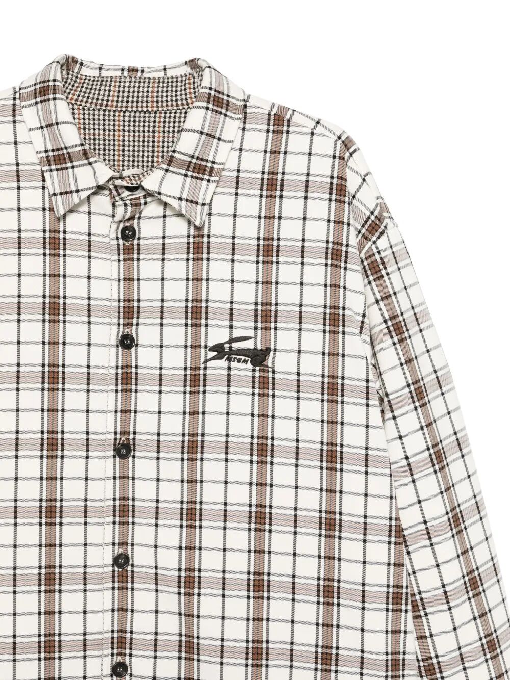 DOUBLE-FACE FLANNEL SHIRT 3940MH2325750302 (MSGM / シャツ・ブラウス ) | MSGM (エムエスジーエム)(2)