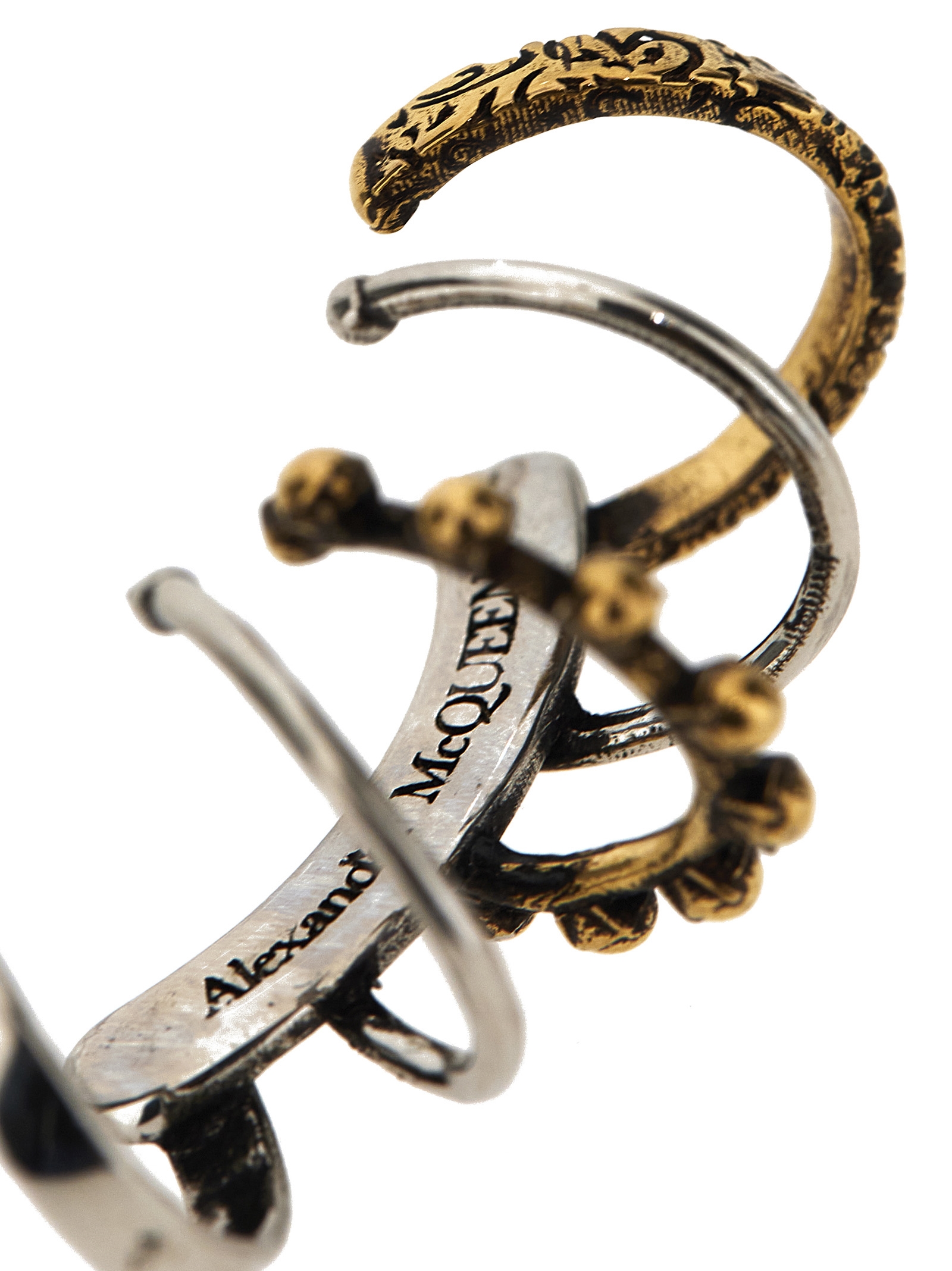 'Punk’ ear cuffs 593338J160Z8490 (Alexander McQUEEN / ピアス・イヤリング ) | Alexander McQUEEN (アレキサンダー・マックイーン)(2)