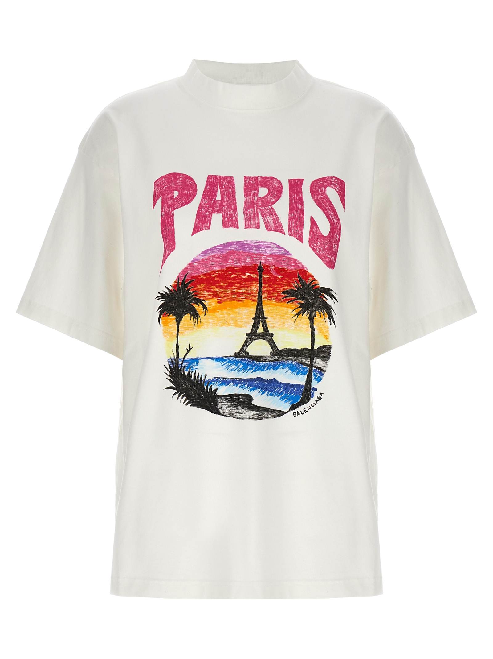 'Paris tropical' t-shirt 764235TPVL99601 (Balenciaga / Tシャツ・カットソー ) | Balenciaga (バレンシアガ)