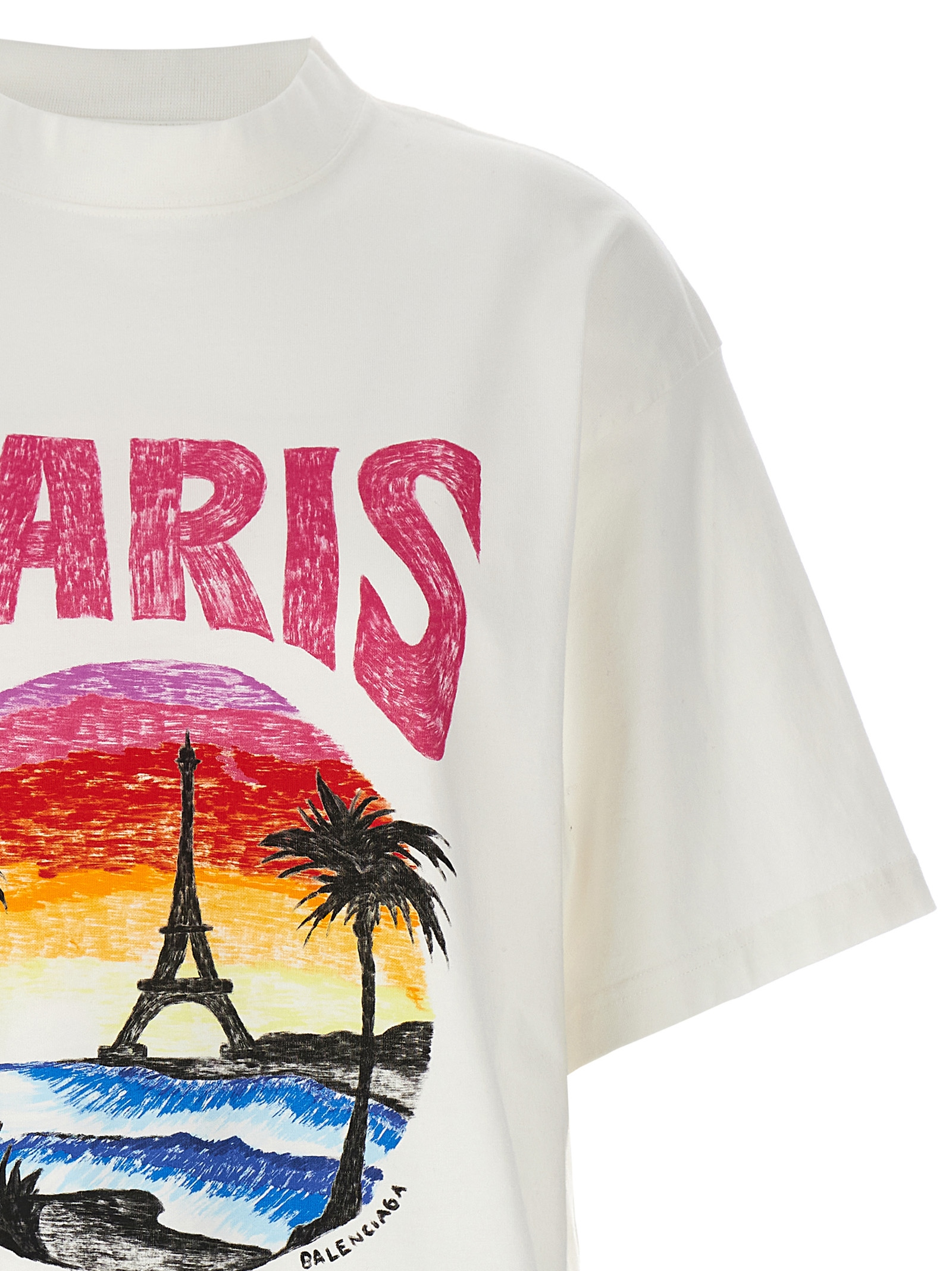 'Paris tropical' t-shirt 764235TPVL99601 (Balenciaga / Tシャツ・カットソー ) | Balenciaga (バレンシアガ)(2)