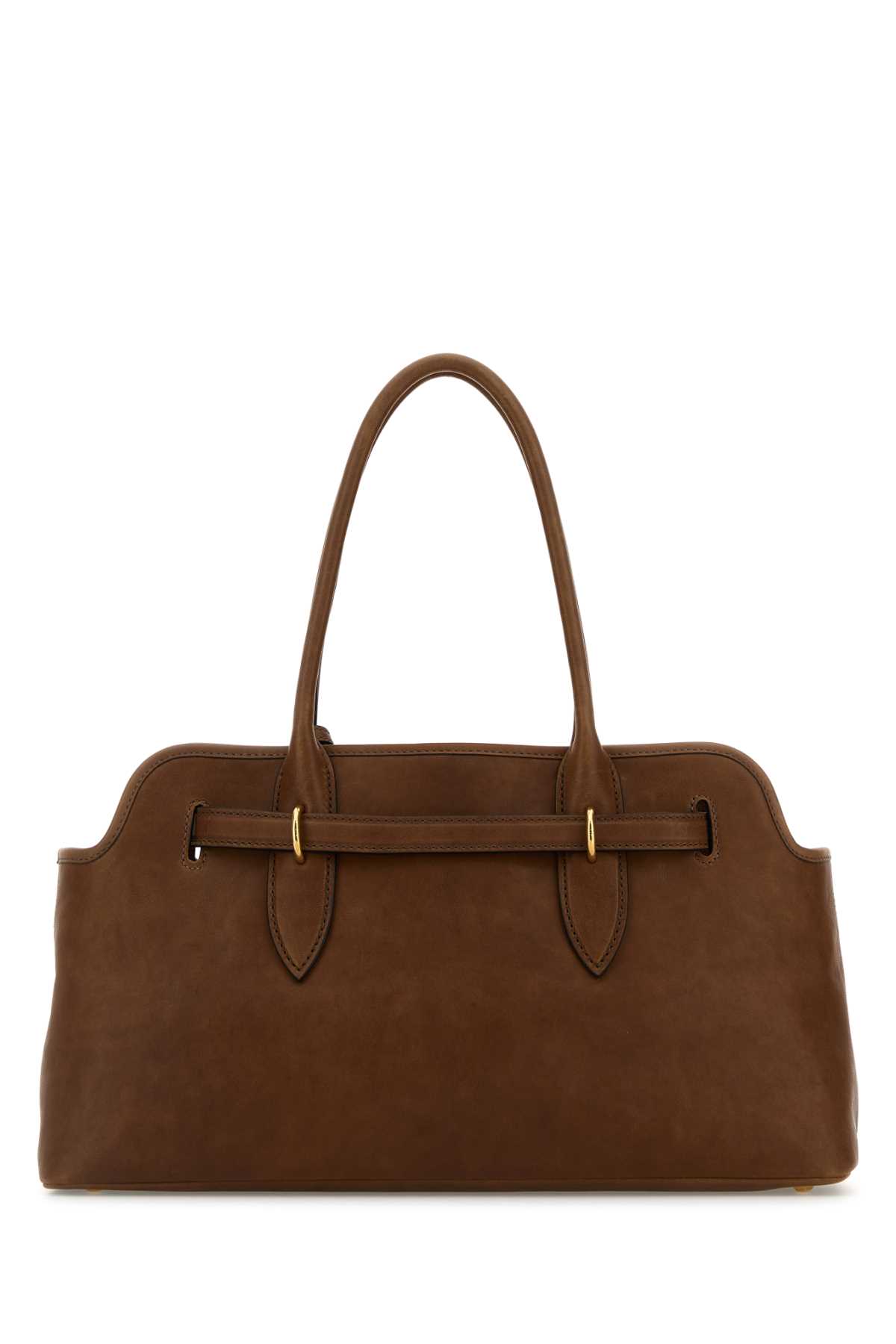 Brown leather Aventure shoulder bag 5BG3102BBLF0316 (MIU MIU / ハンドバッグ・ショルダーバッグ ) | MIU MIU (ミュウミュウ)(2)