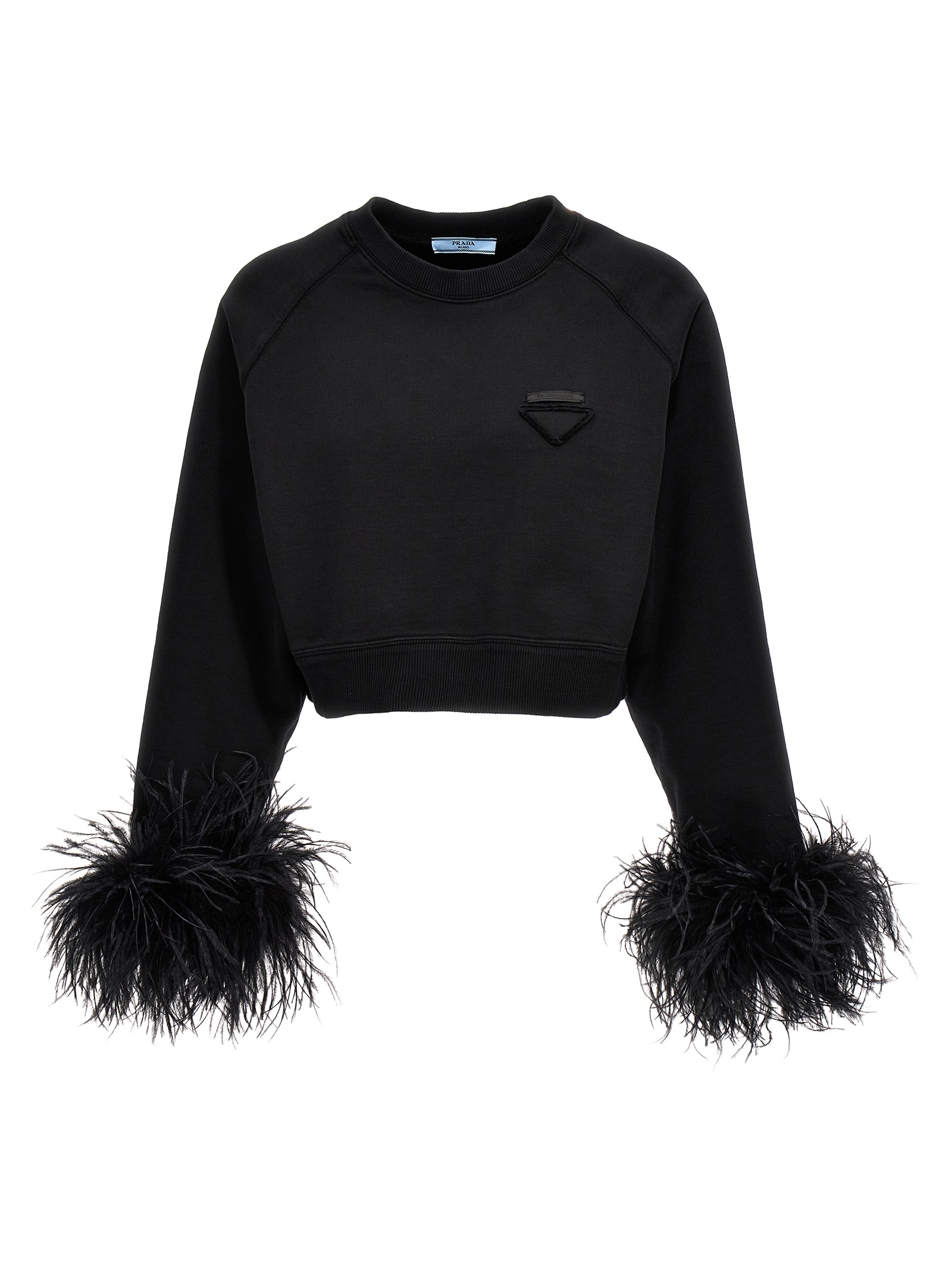 Feather logo sweatshirt 134683SOOO13YGF0002 (Prada / スウェット・フーディー ) | Prada (プラダ)