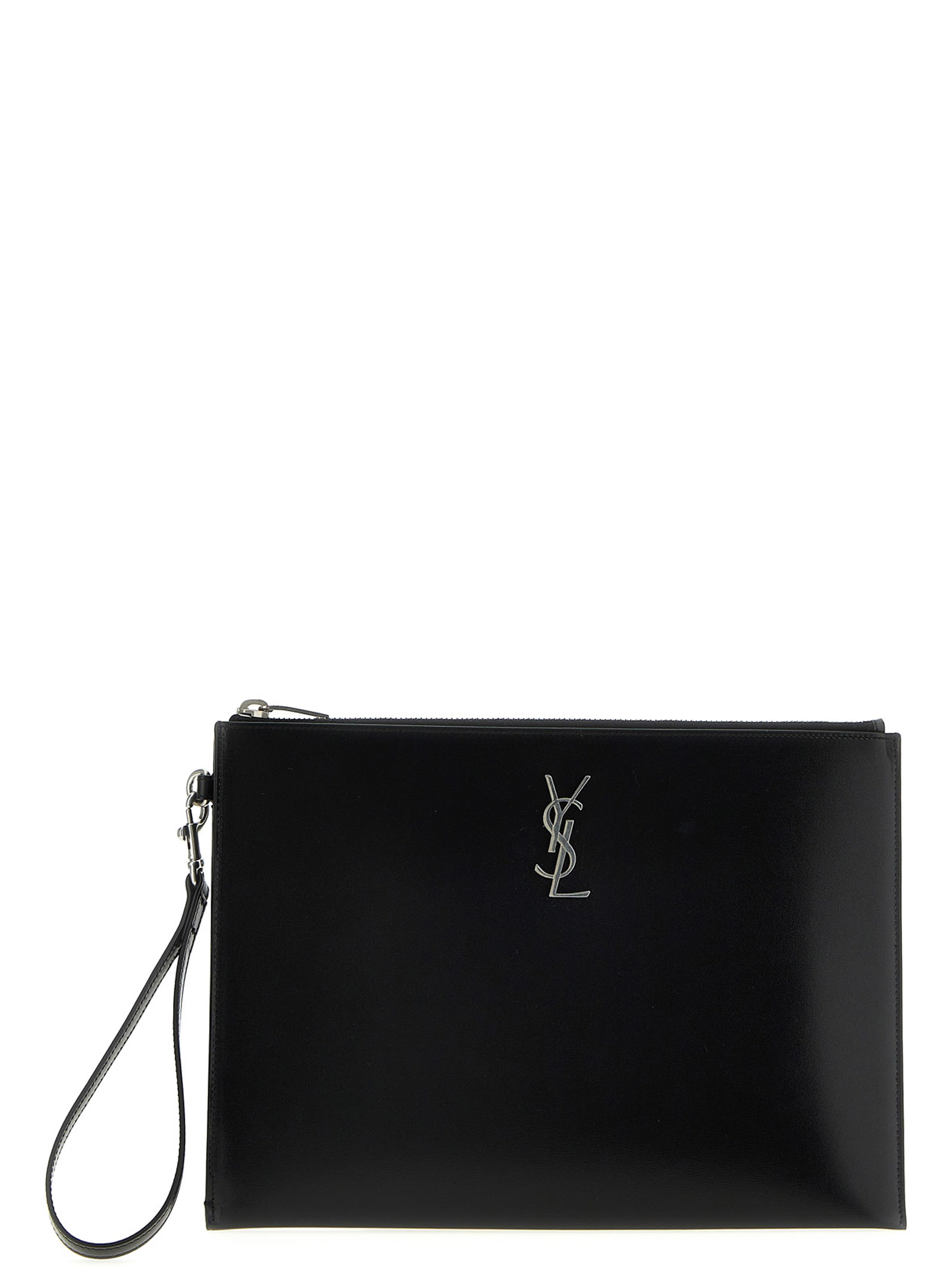 Logo leather iPad holder 6676860SX0E1000 (Saint Laurent / クラッチバッグ・ポーチ ) | Saint Laurent (サンローラン)